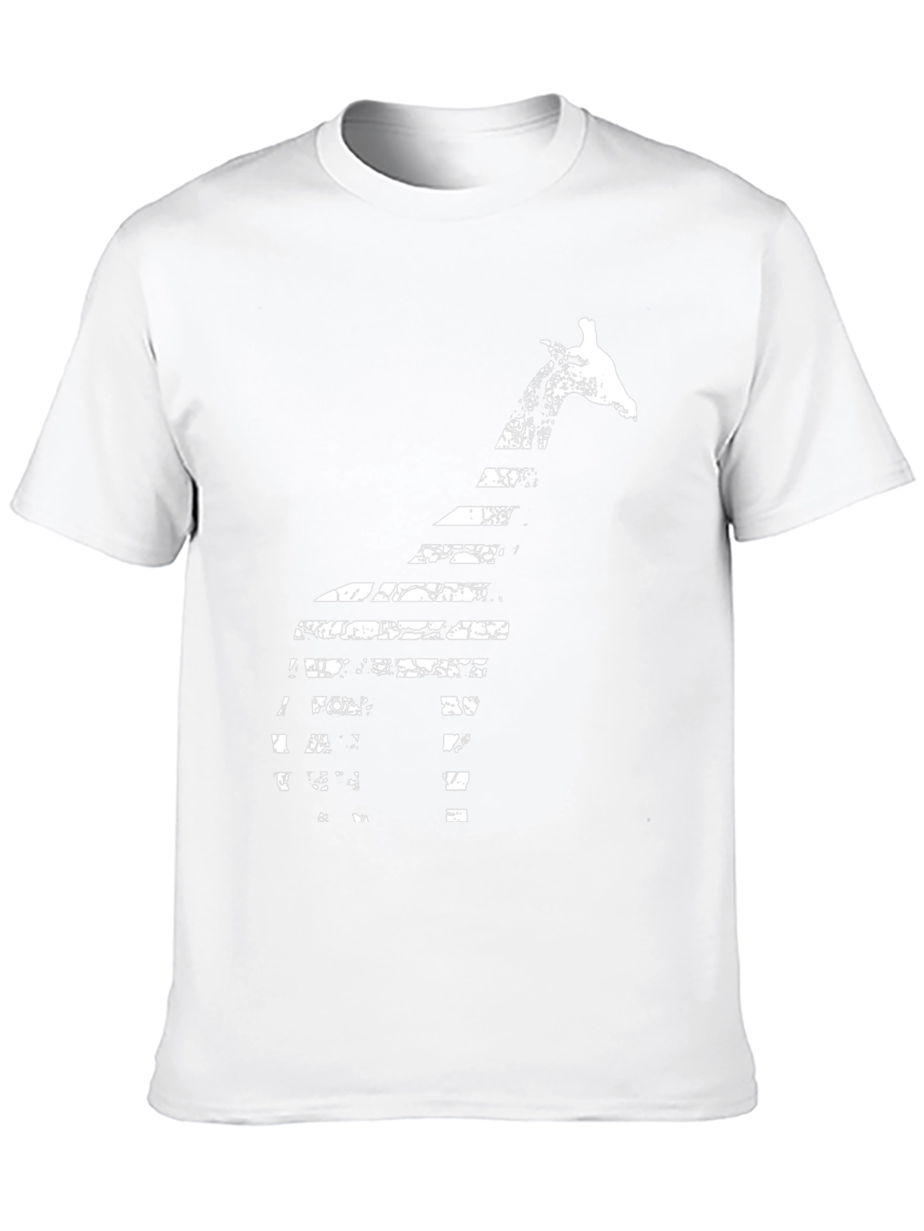 Giraffe Striped Graphic Print Tee