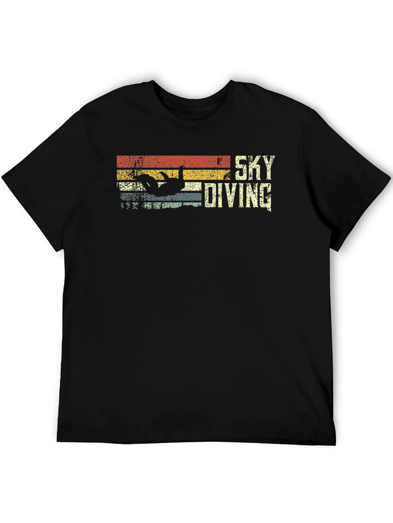 Skydiving Retro Graphic T-Shirt