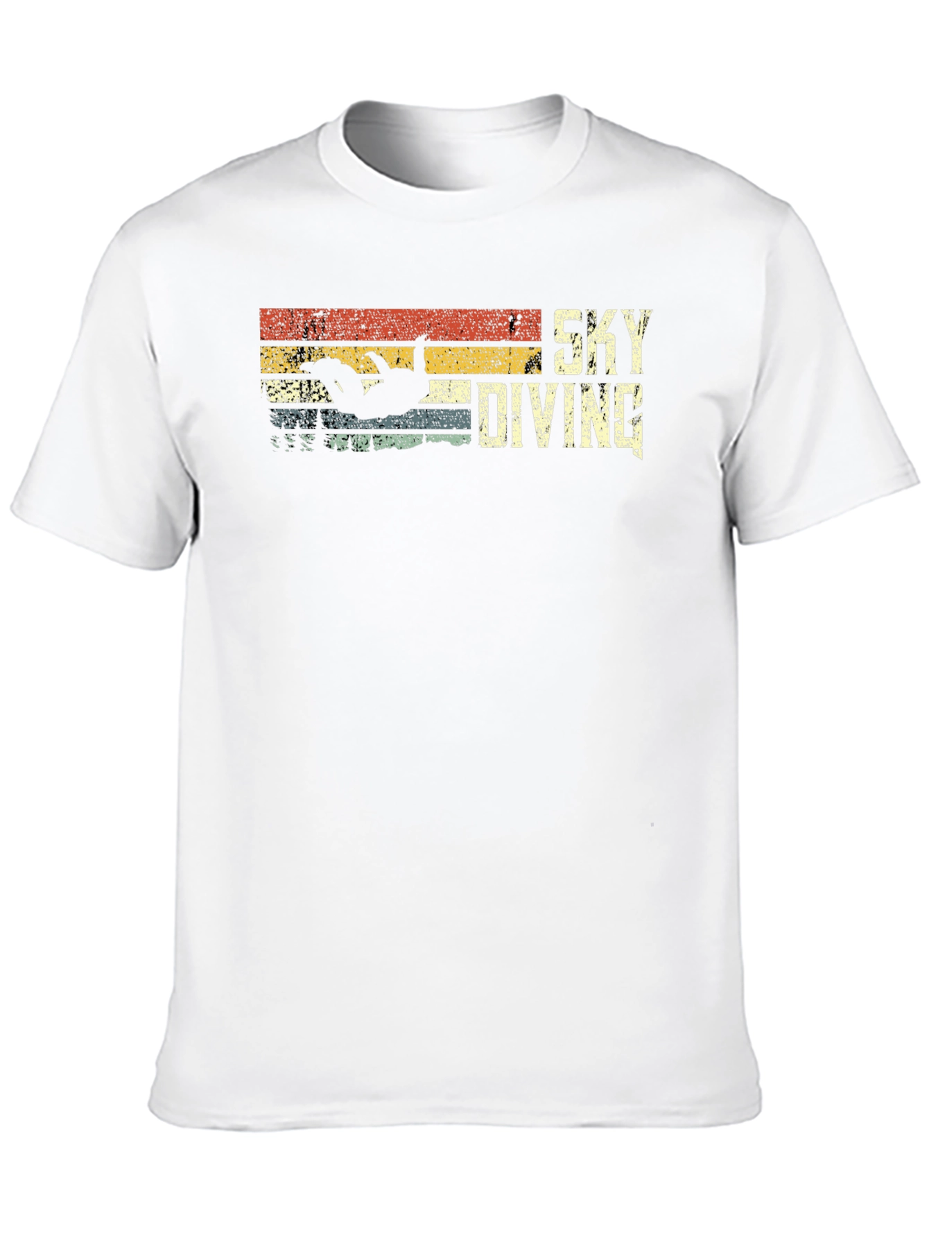 Skydiving Retro Graphic T-Shirt