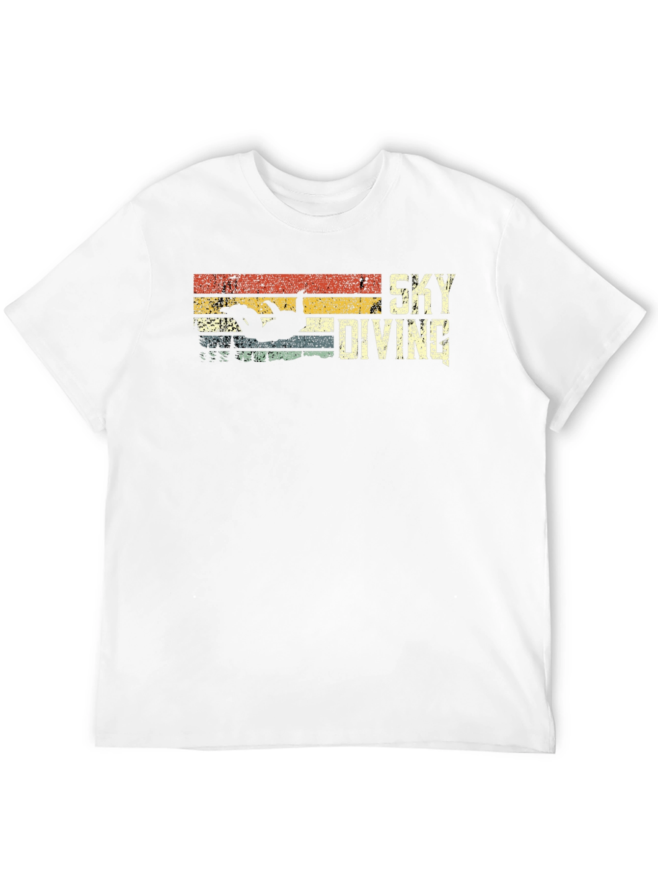 Skydiving Retro Graphic T-Shirt
