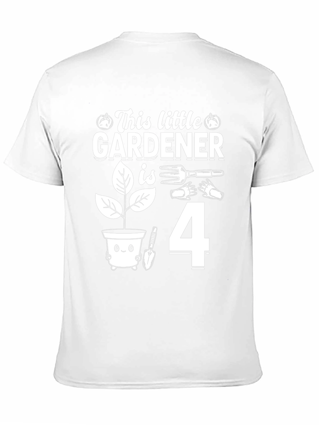 Gardener 4th Birthday T-Shirt