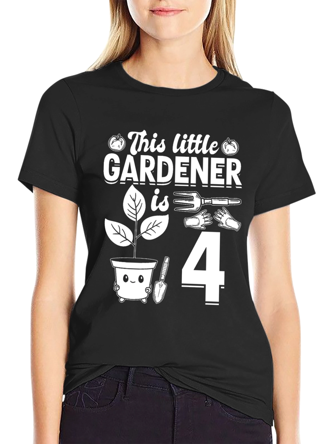 Gardener 4th Birthday T-Shirt
