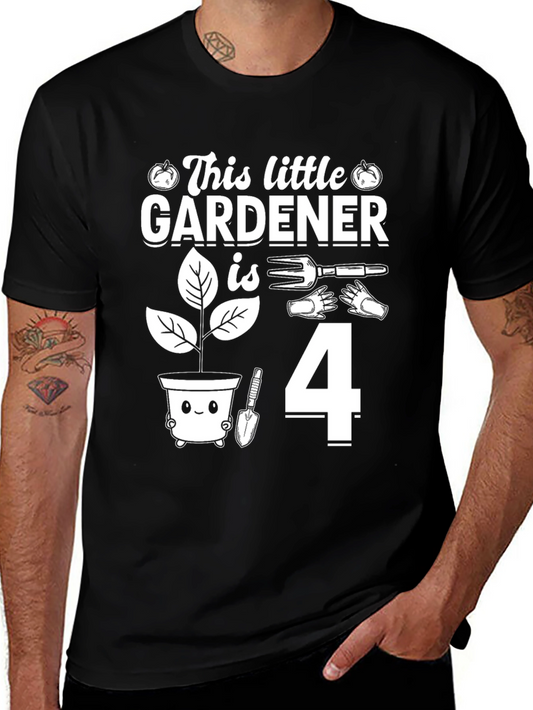 Gardener 4th Birthday T-Shirt