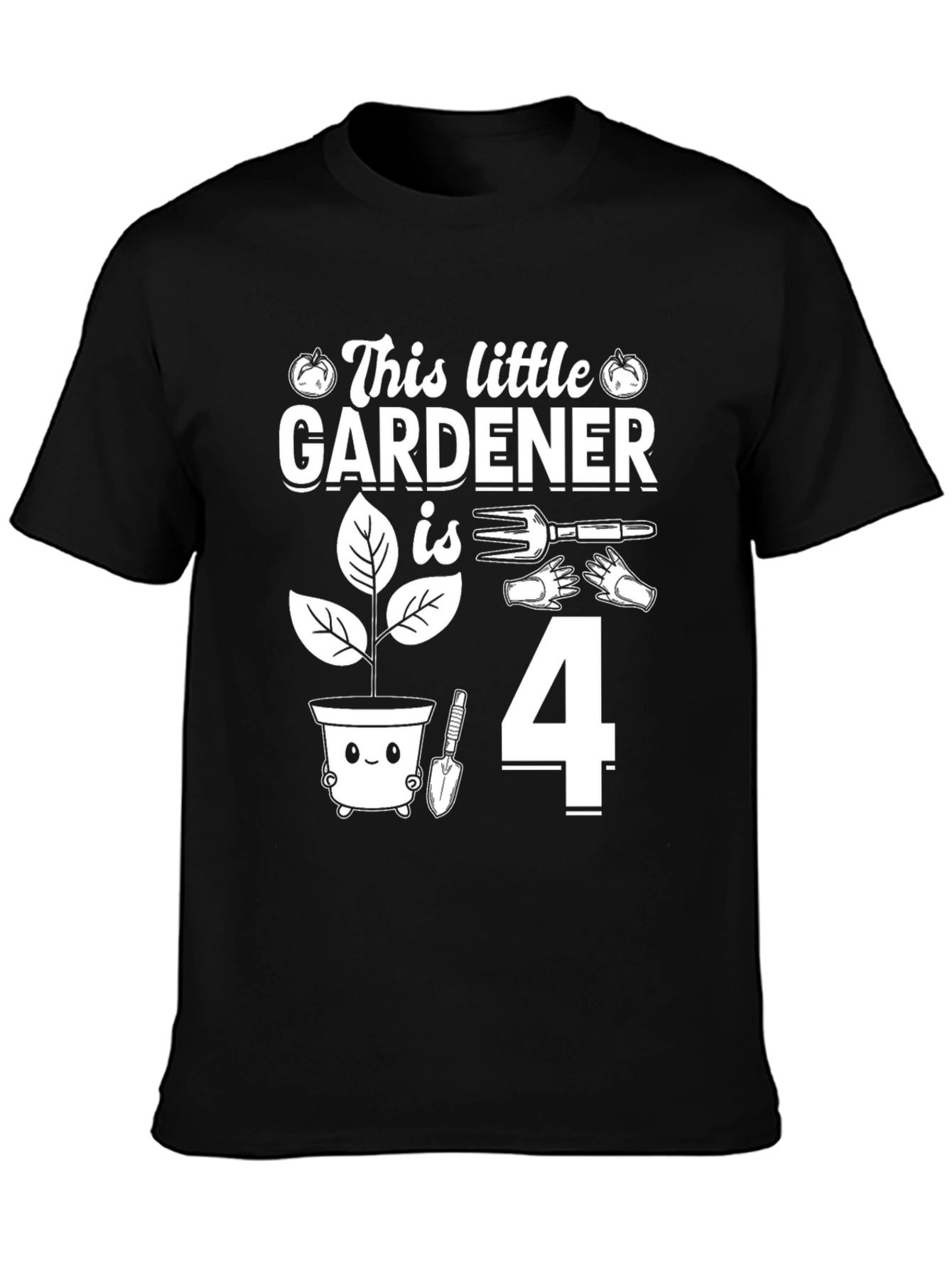 Gardener 4th Birthday T-Shirt