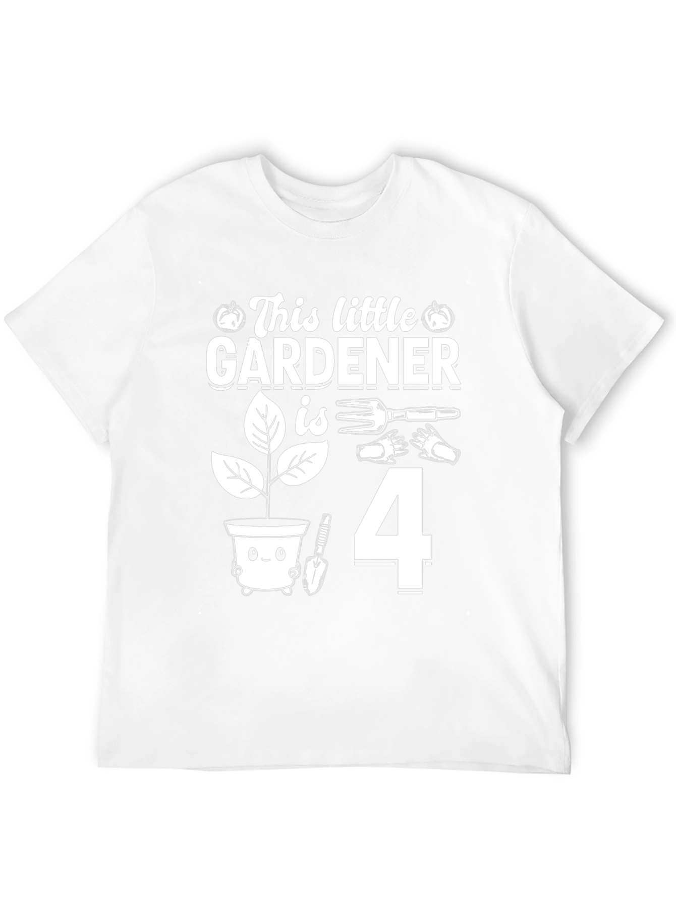 Gardener 4th Birthday T-Shirt