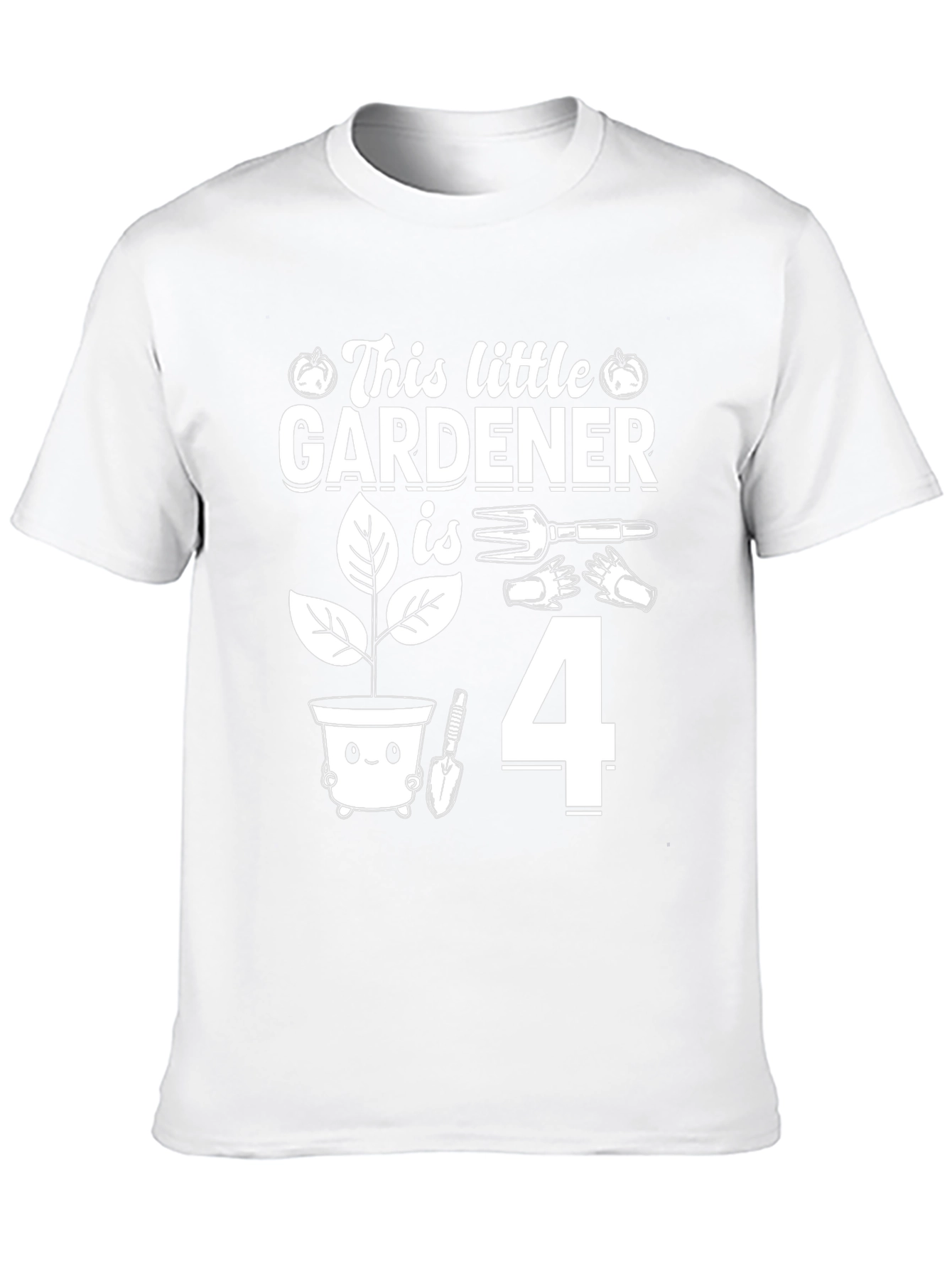 Gardener 4th Birthday T-Shirt