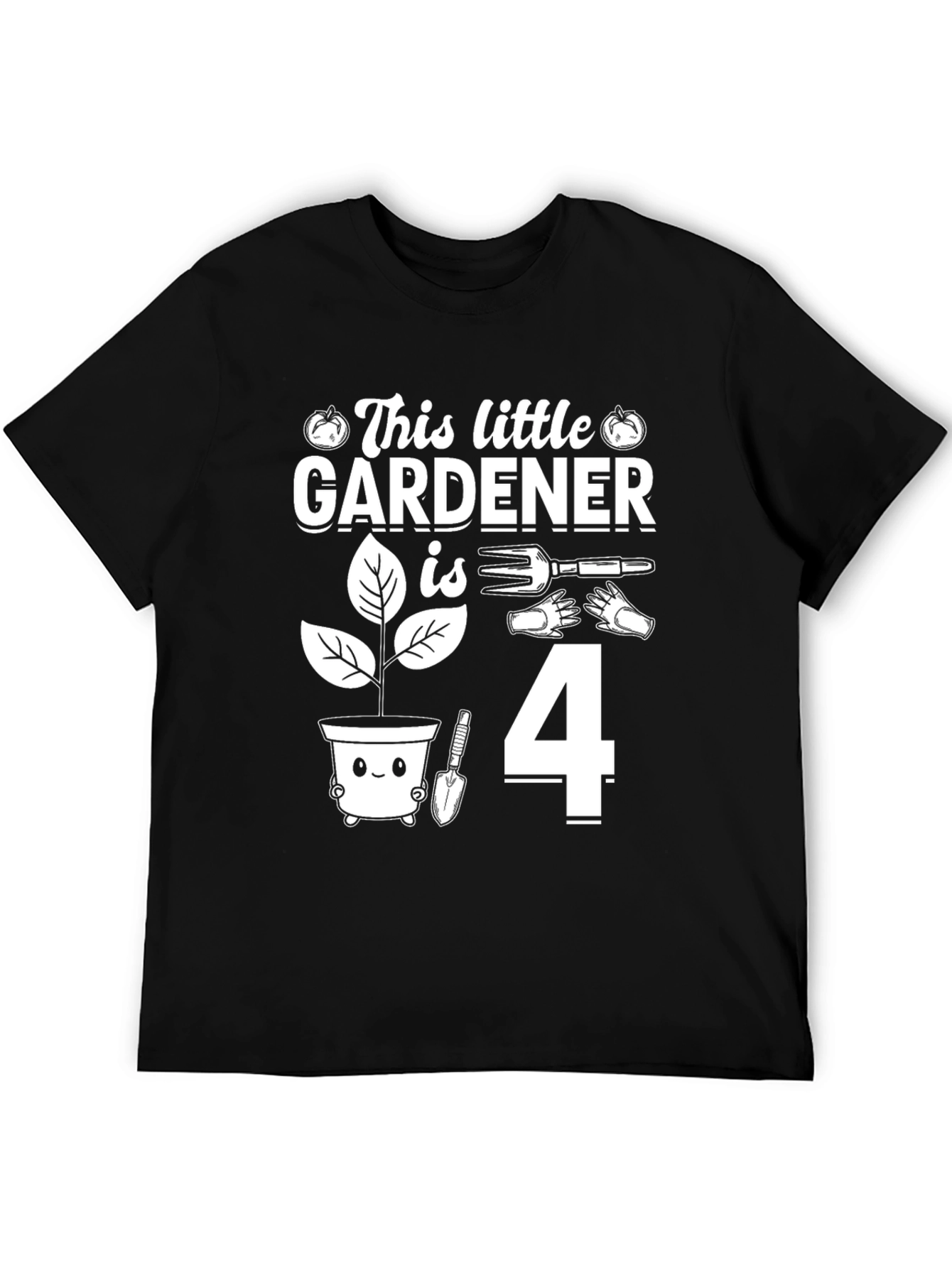 Gardener 4th Birthday T-Shirt