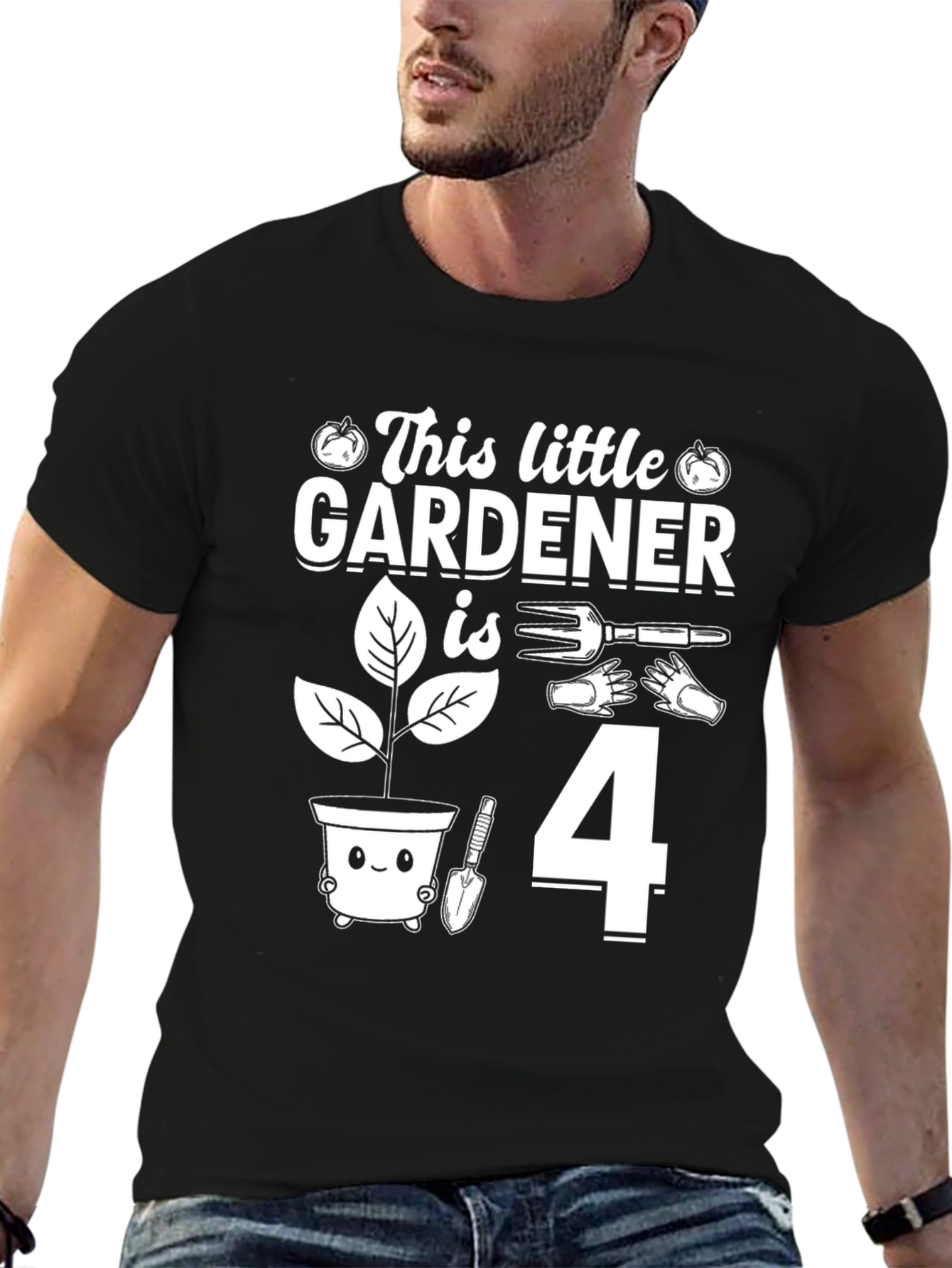 Gardener 4th Birthday T-Shirt