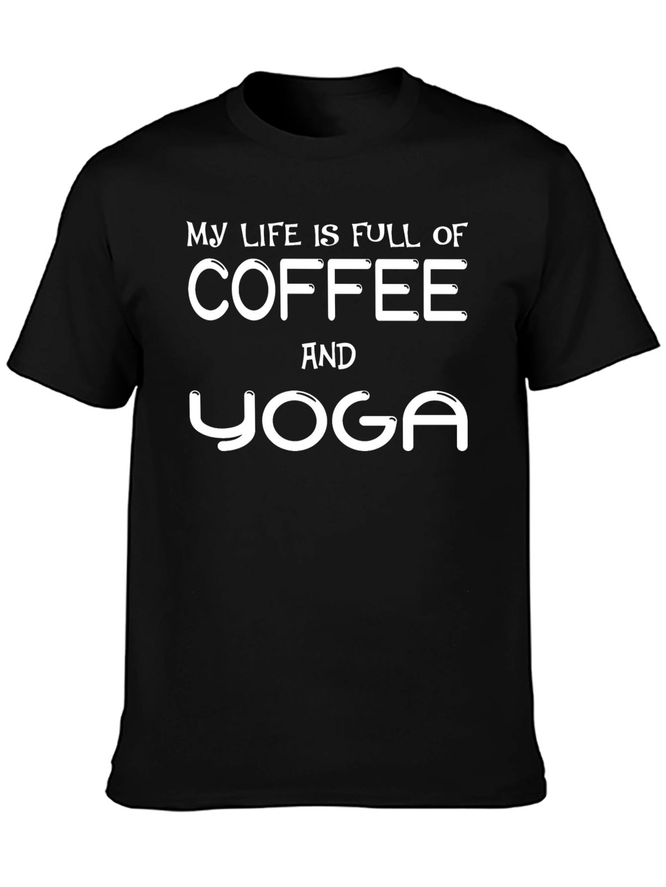 Coffee & Yoga T-Shirt - Funny Lifestyle Tee