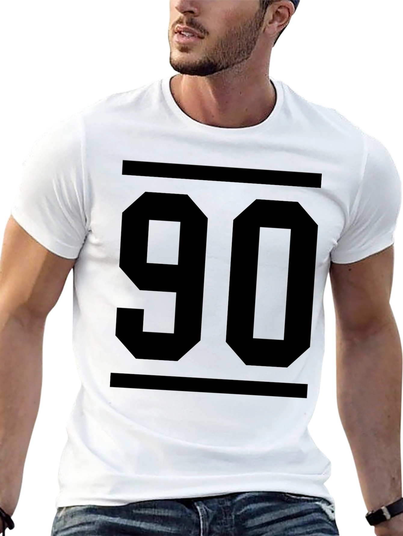 Bold 90 Graphic T-Shirt - Classic Style