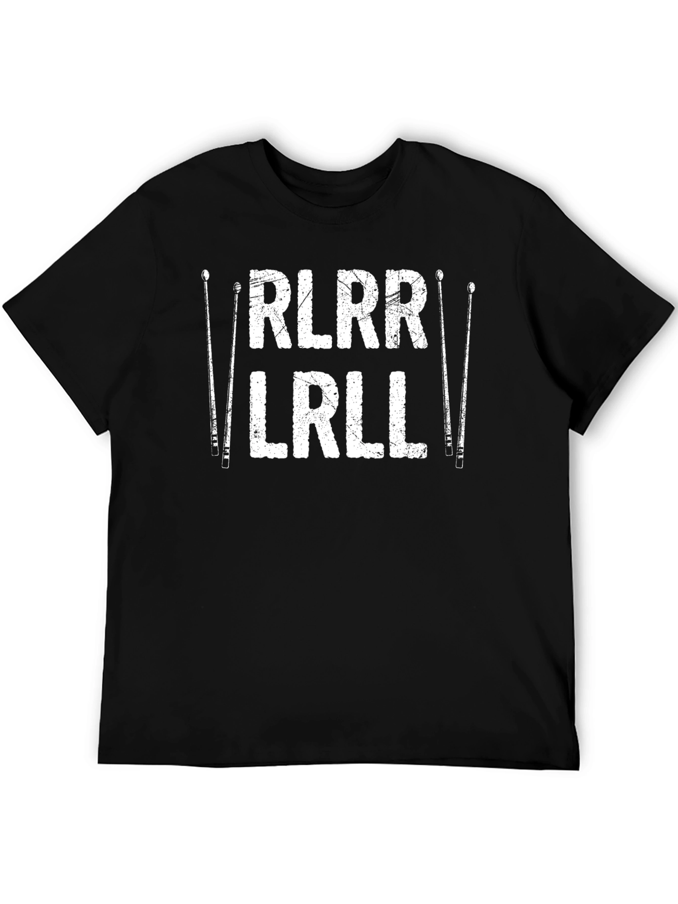 Drummer RLRR LRLL Drum Sticks Graphic T-Shirt