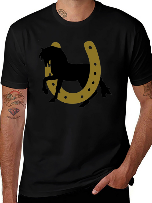 Lucky Horse Horseshoe Graphic Tee