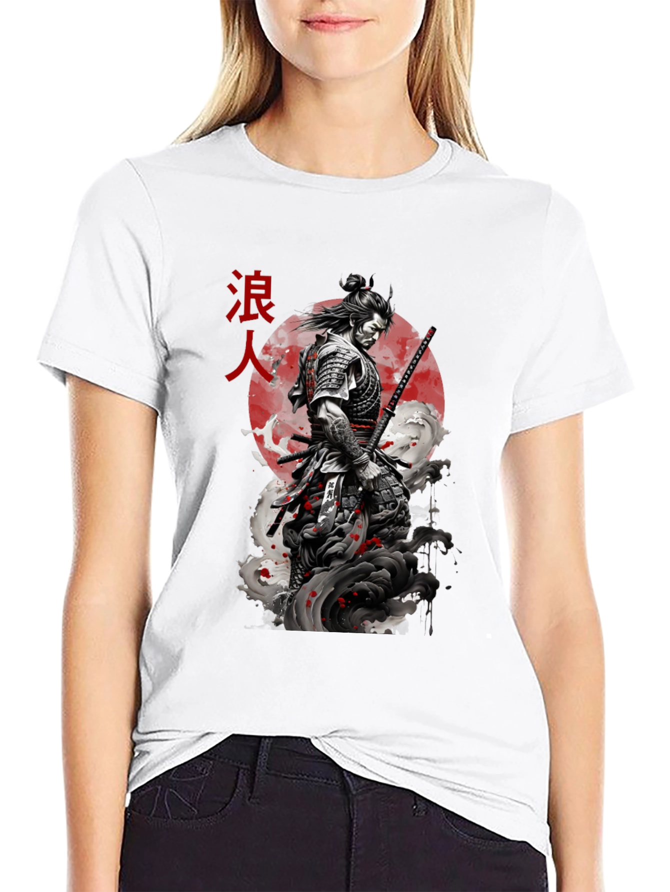 Samurai Graphic Tee - Ronin Warrior Design