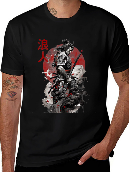 Samurai Graphic Tee - Ronin Warrior Design