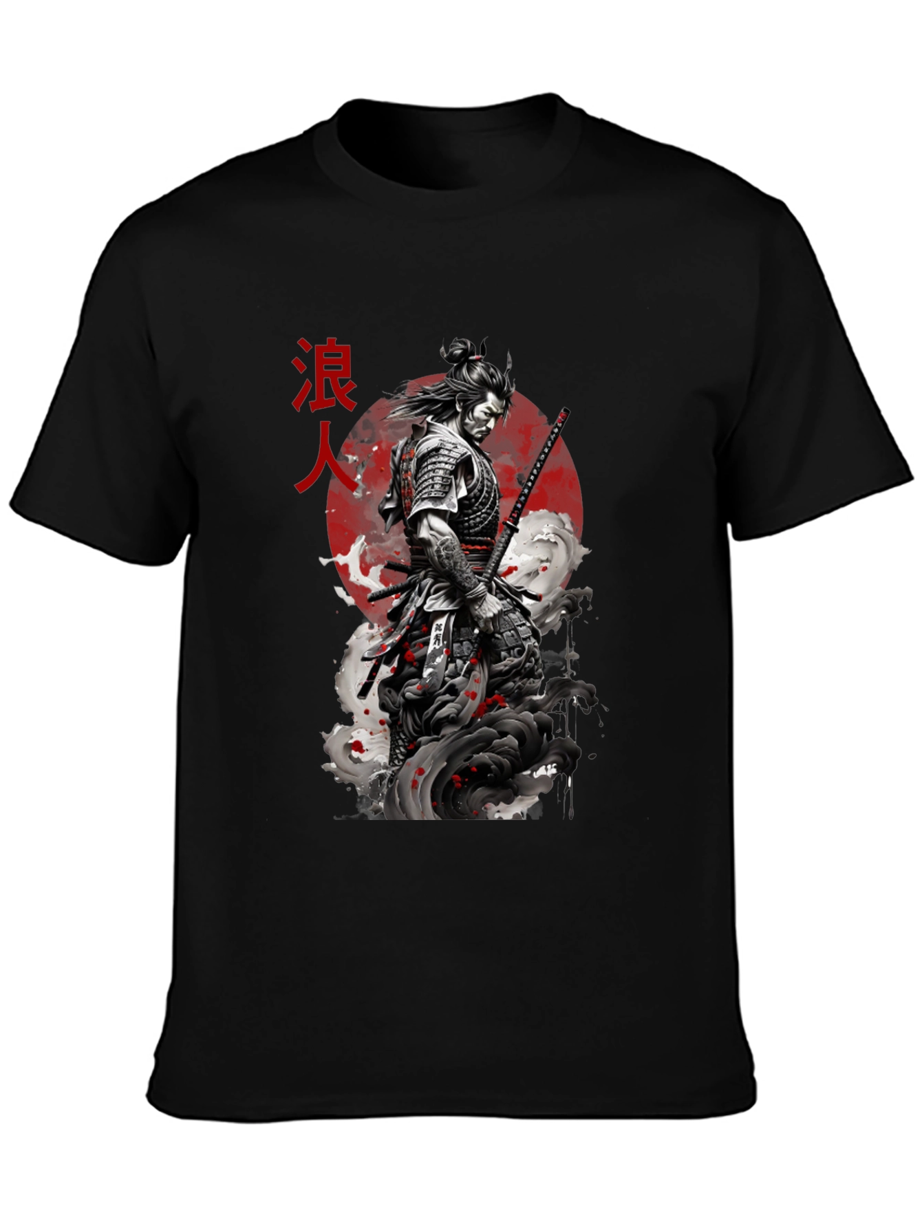 Samurai Graphic Tee - Ronin Warrior Design