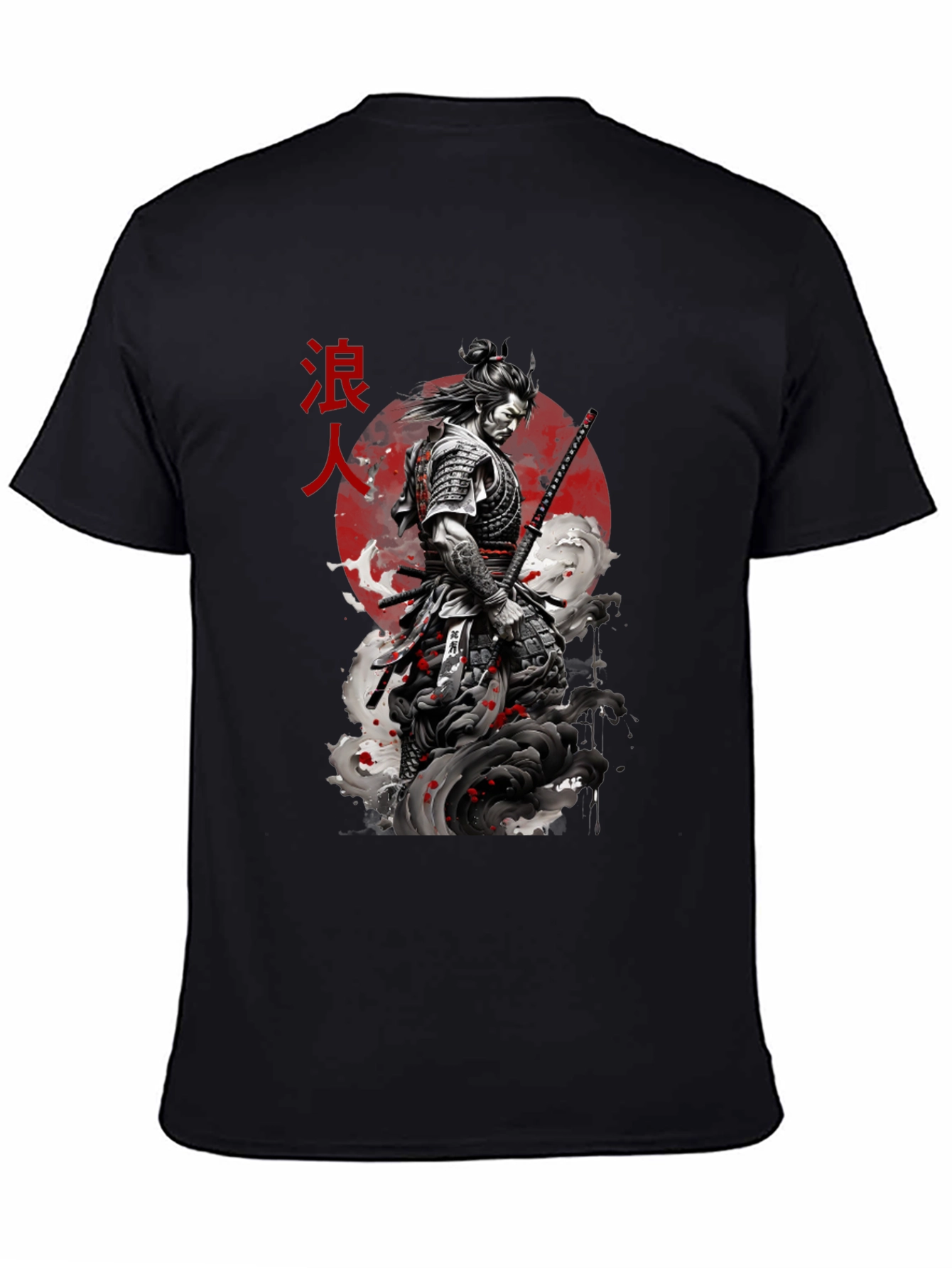Samurai Graphic Tee - Ronin Warrior Design