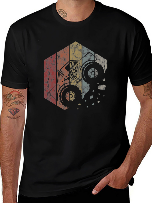 Vintage Monster Truck Graphic Tee - Retro Style