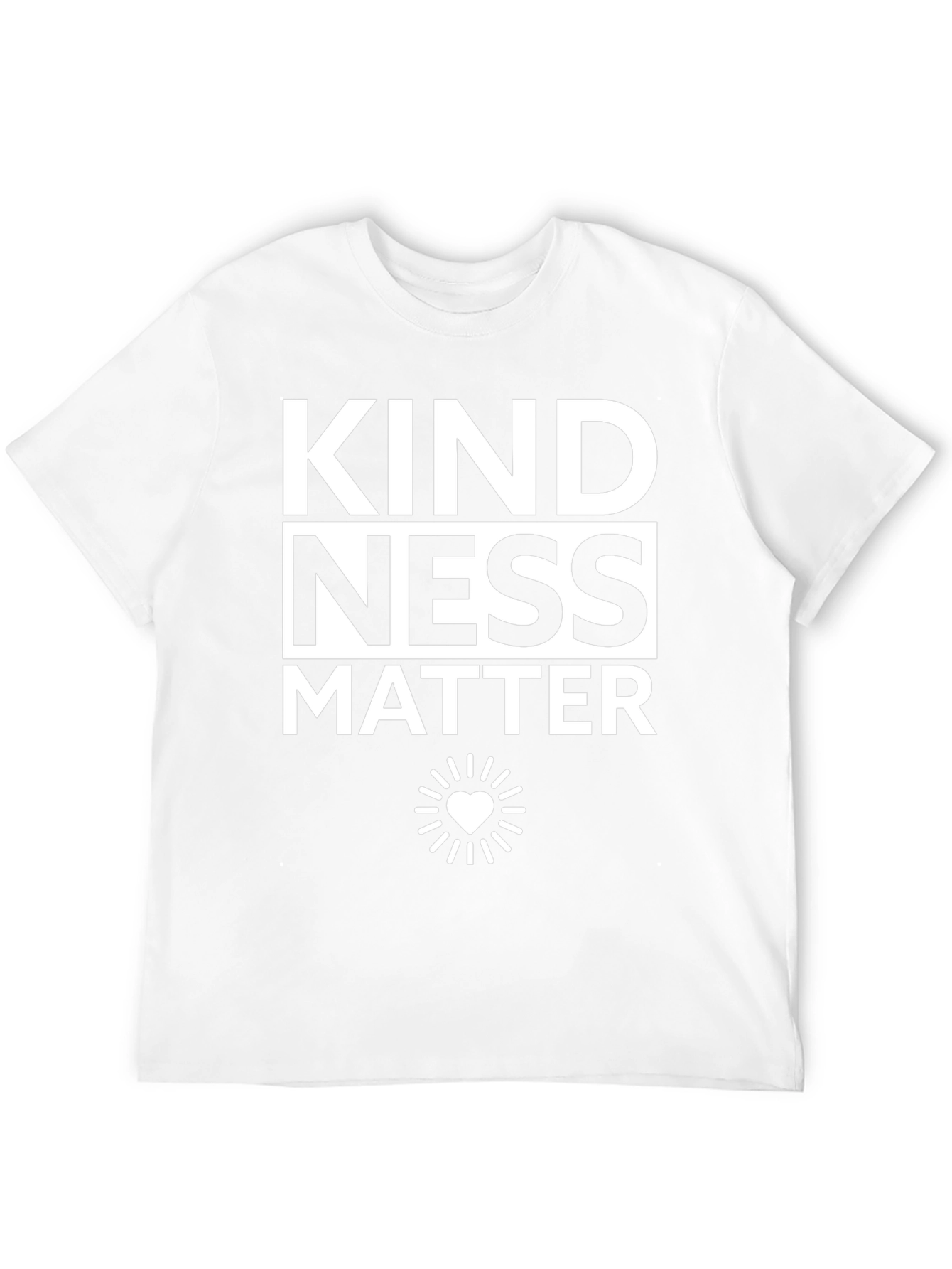 Kindness Matters Graphic Tee - Black Casual T-Shirt