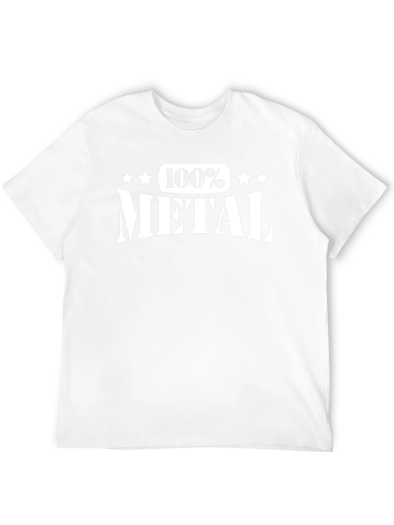100% Metal Black Graphic T-Shirt