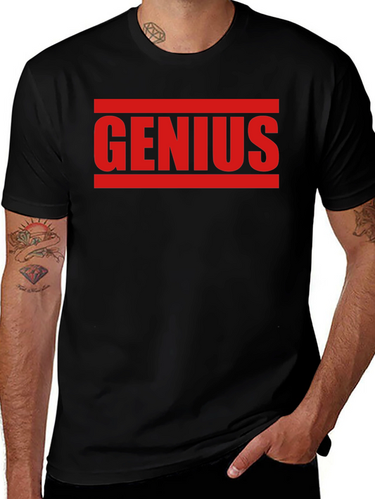 Genius Graphic Tee - Bold Statement T-Shirt