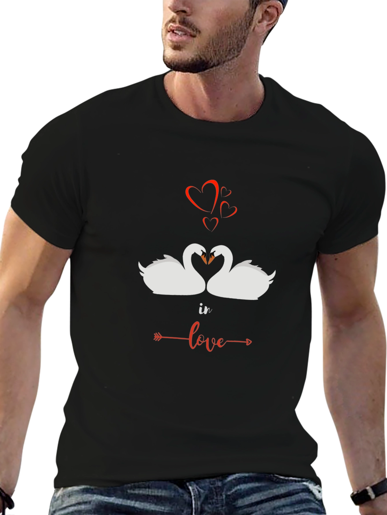 Love Swans Graphic Tee