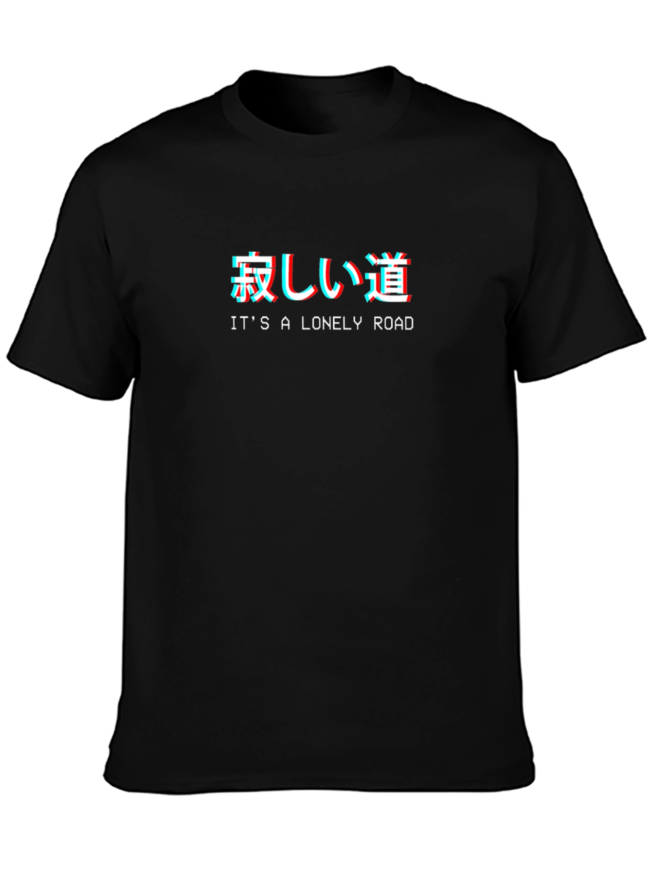 Lonely Road Graphic Tee - Edgy Streetwear