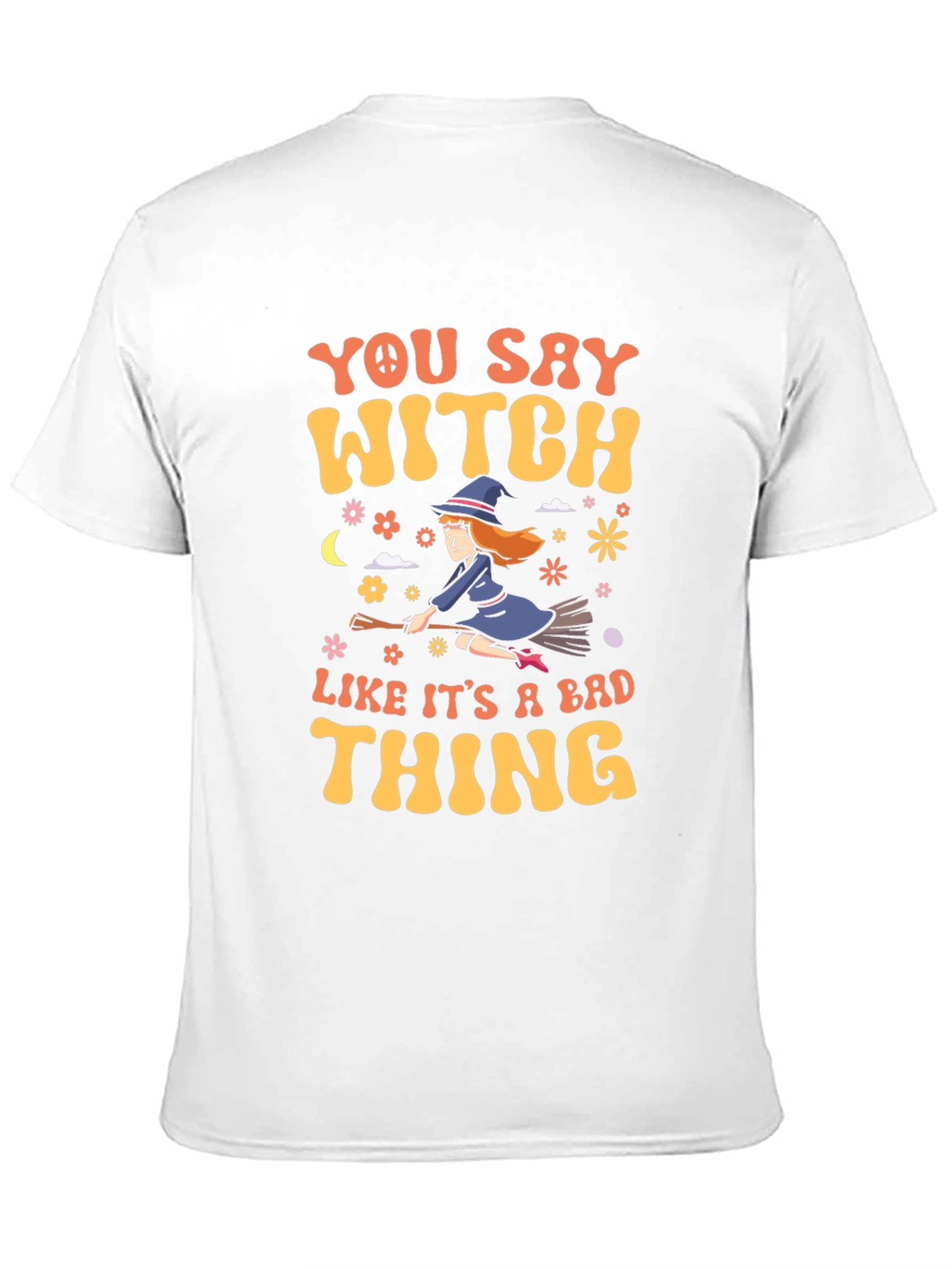Witch Graphic T-Shirt - Bad Thing Quote Tee