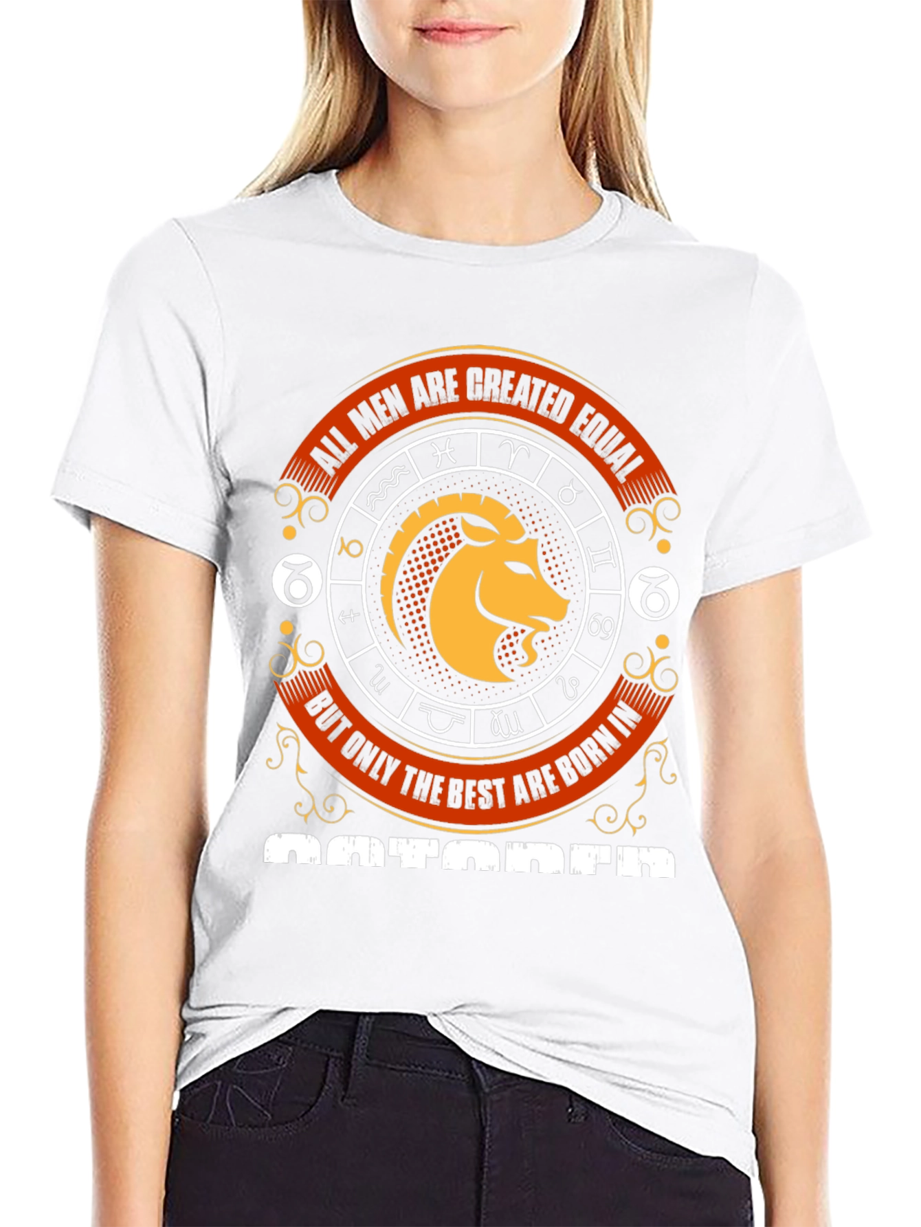 October Birthday Zodiac Aries T-Shirt