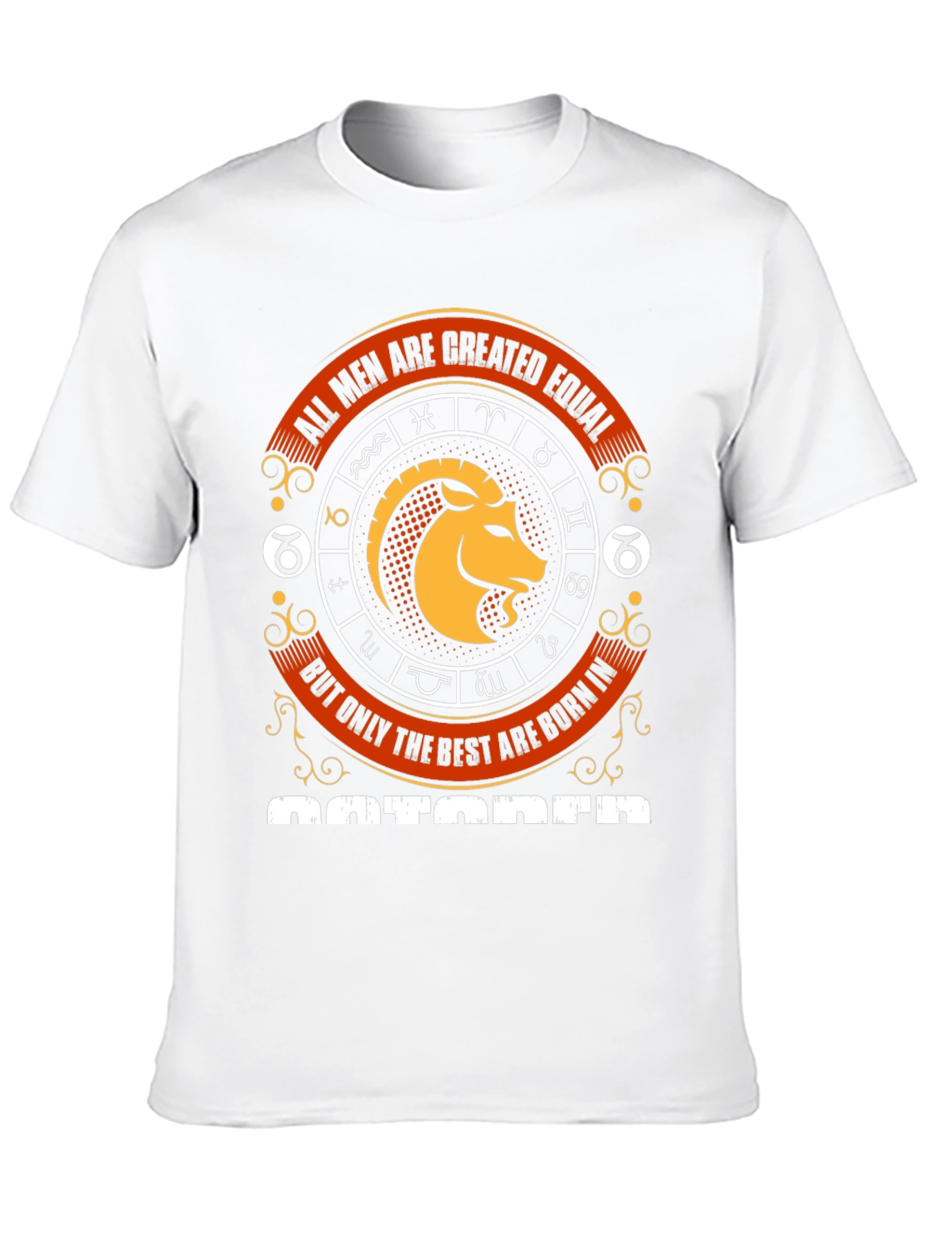 October Birthday Zodiac Aries T-Shirt