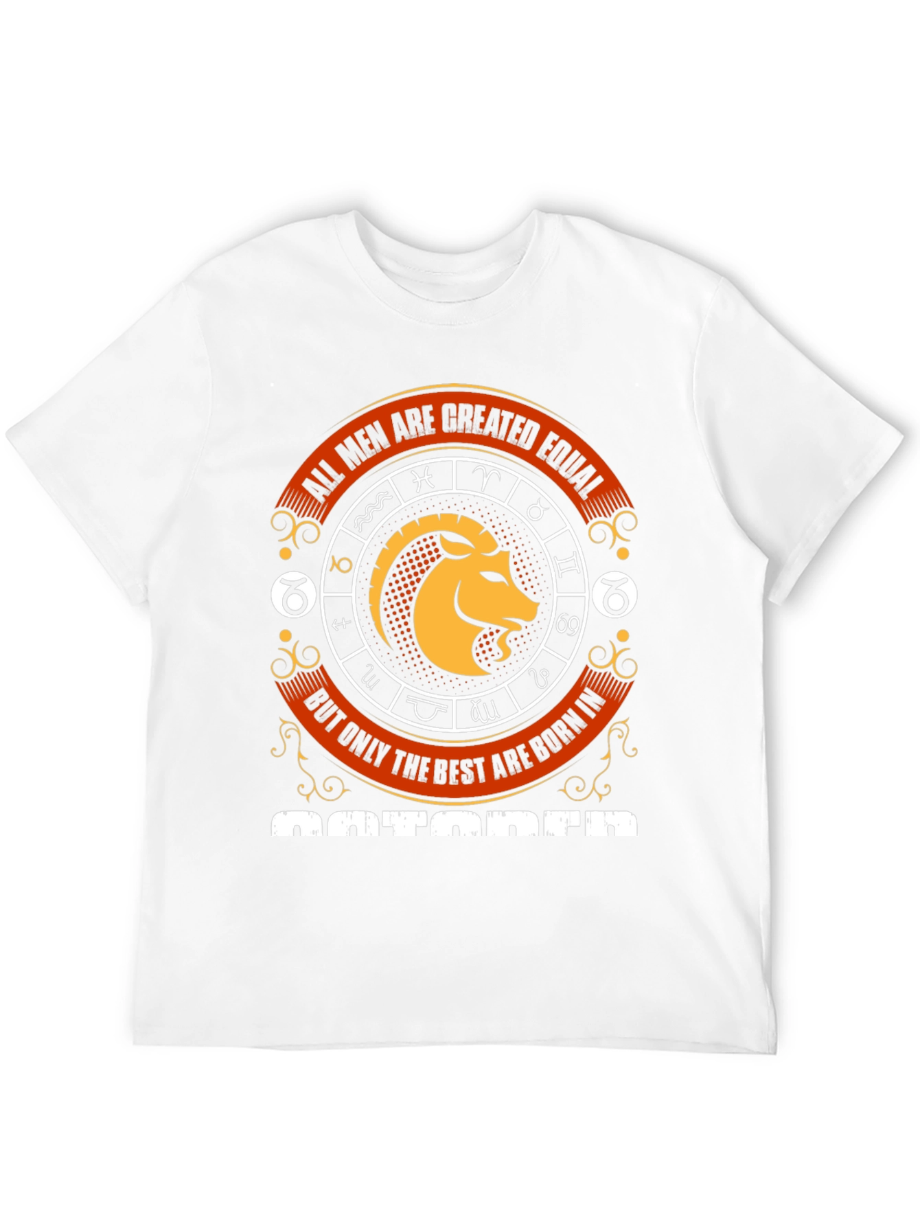 October Birthday Zodiac Aries T-Shirt