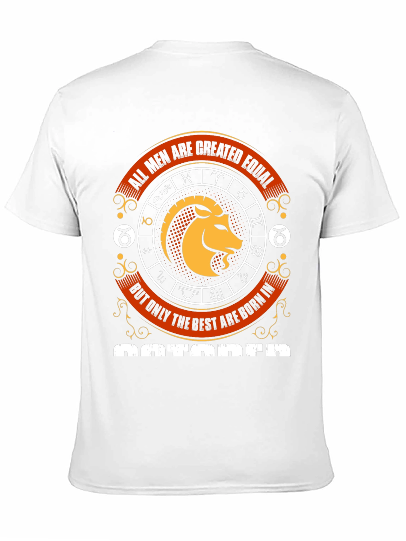 October Birthday Zodiac Aries T-Shirt