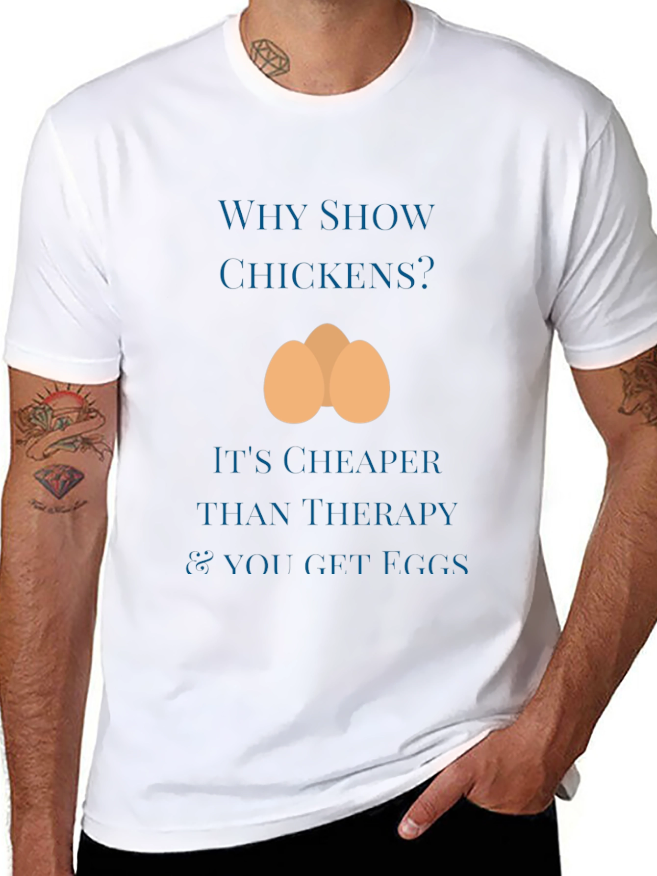 Why Show Chickens T-Shirt
