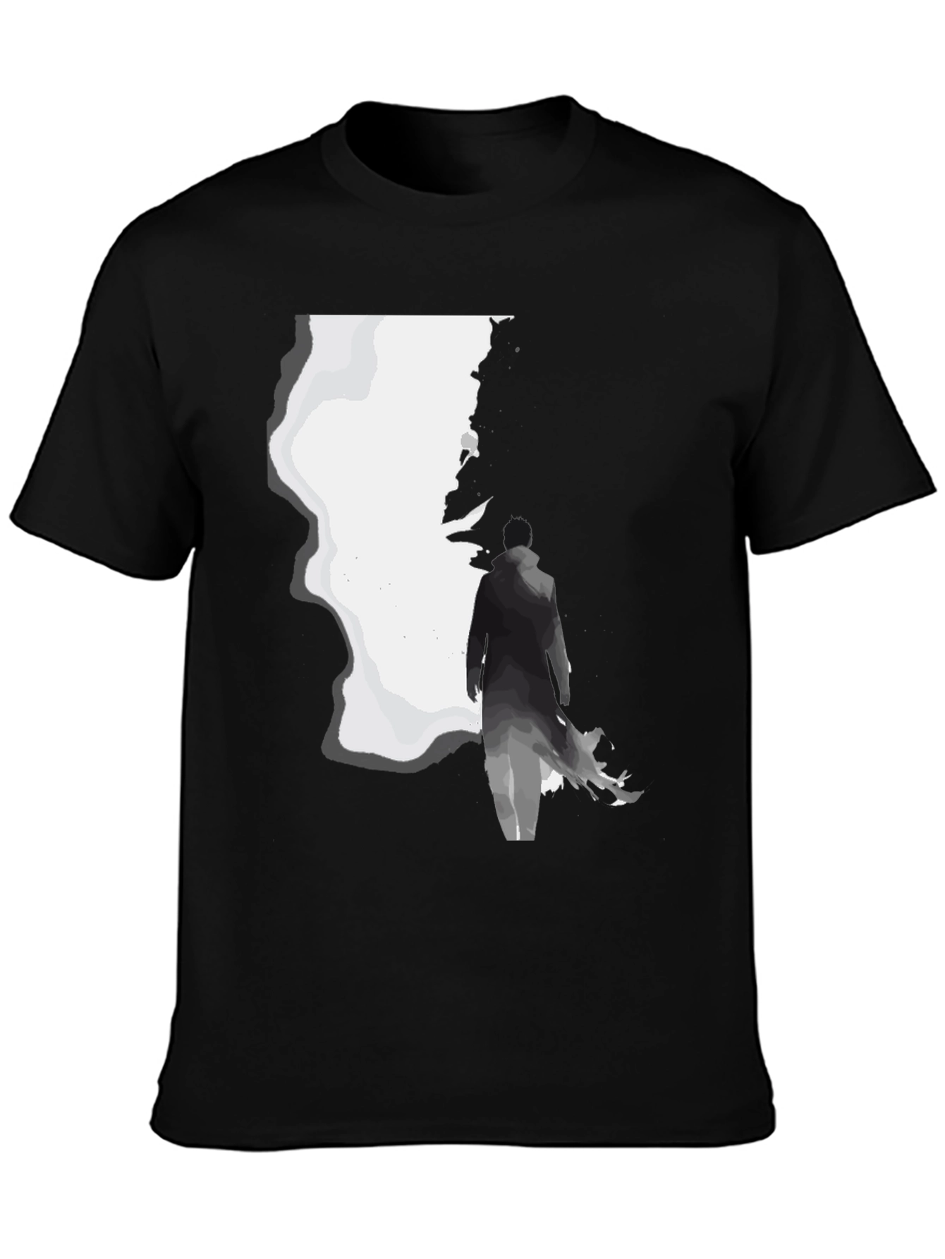Silhouette Graphic Black T-Shirt