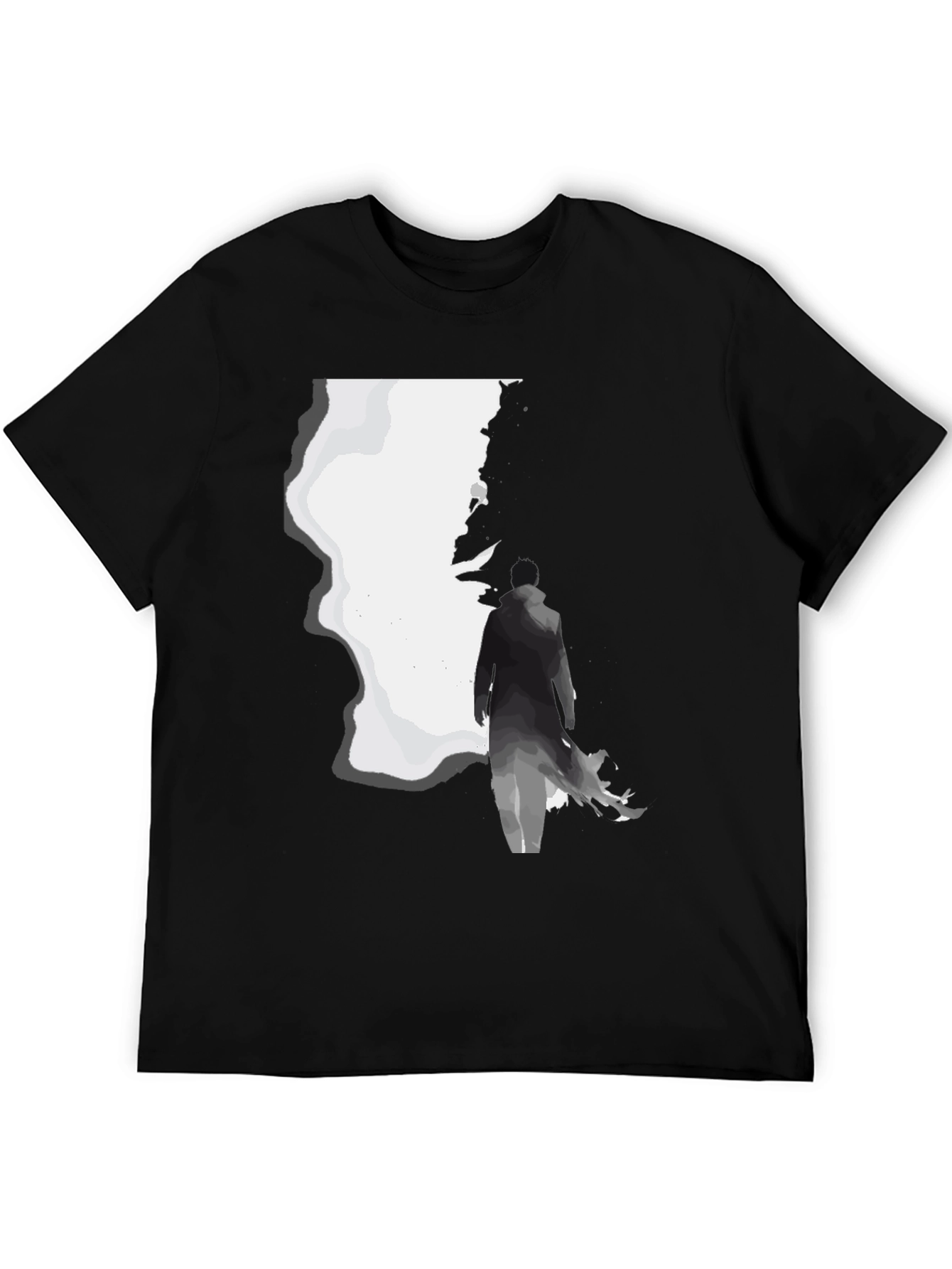Silhouette Graphic Black T-Shirt