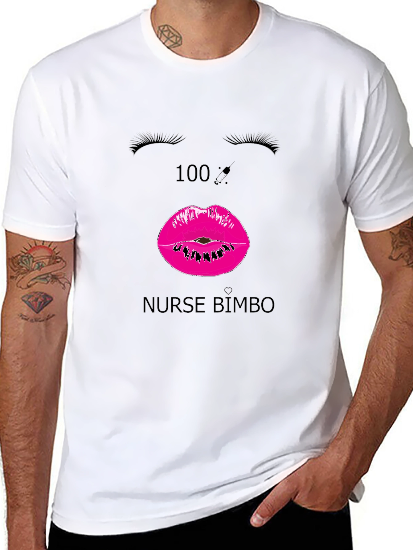 Nurse Bimbo T-Shirt - Novelty Graphic Tee