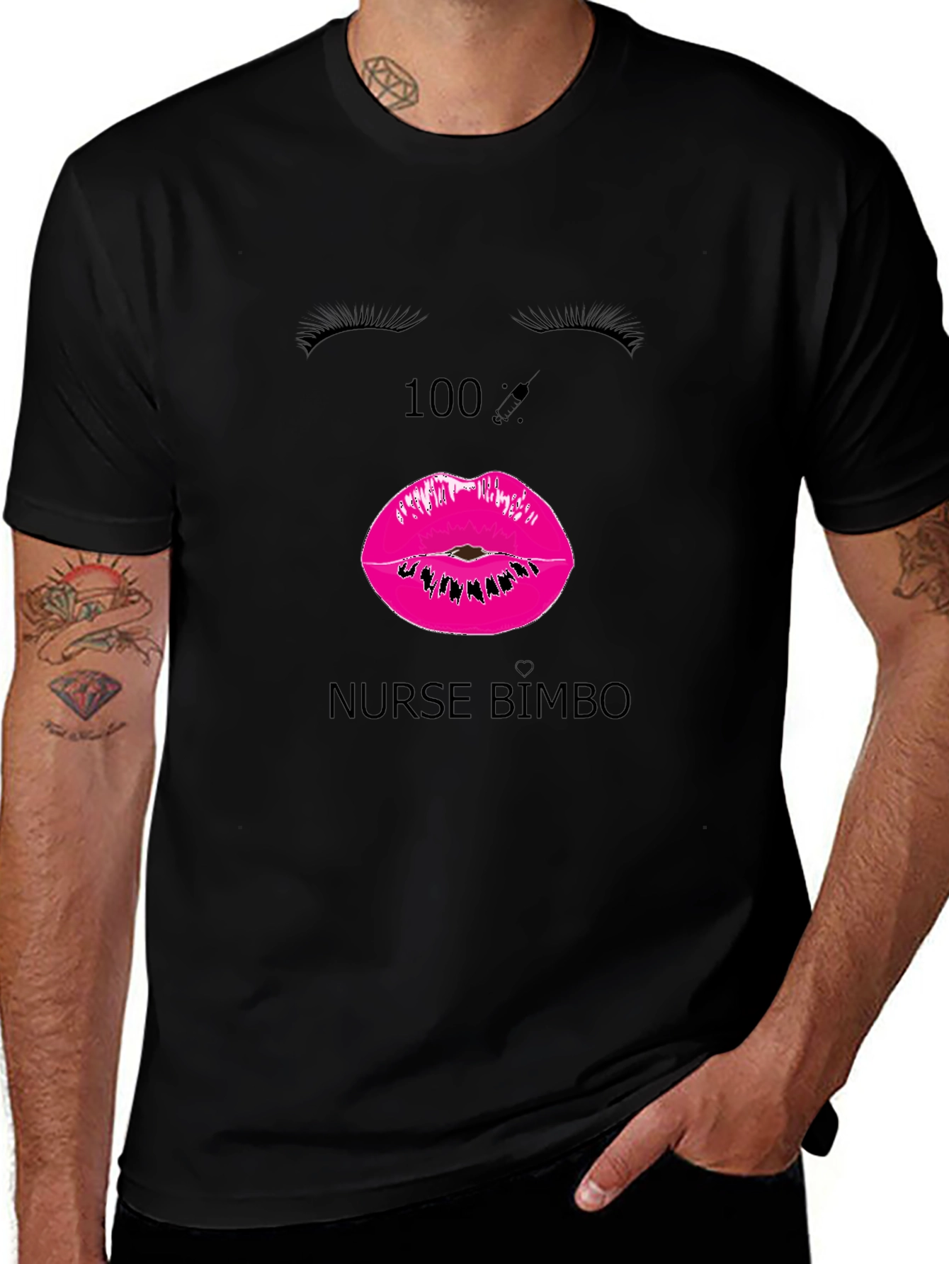 Nurse Bimbo T-Shirt - Novelty Graphic Tee