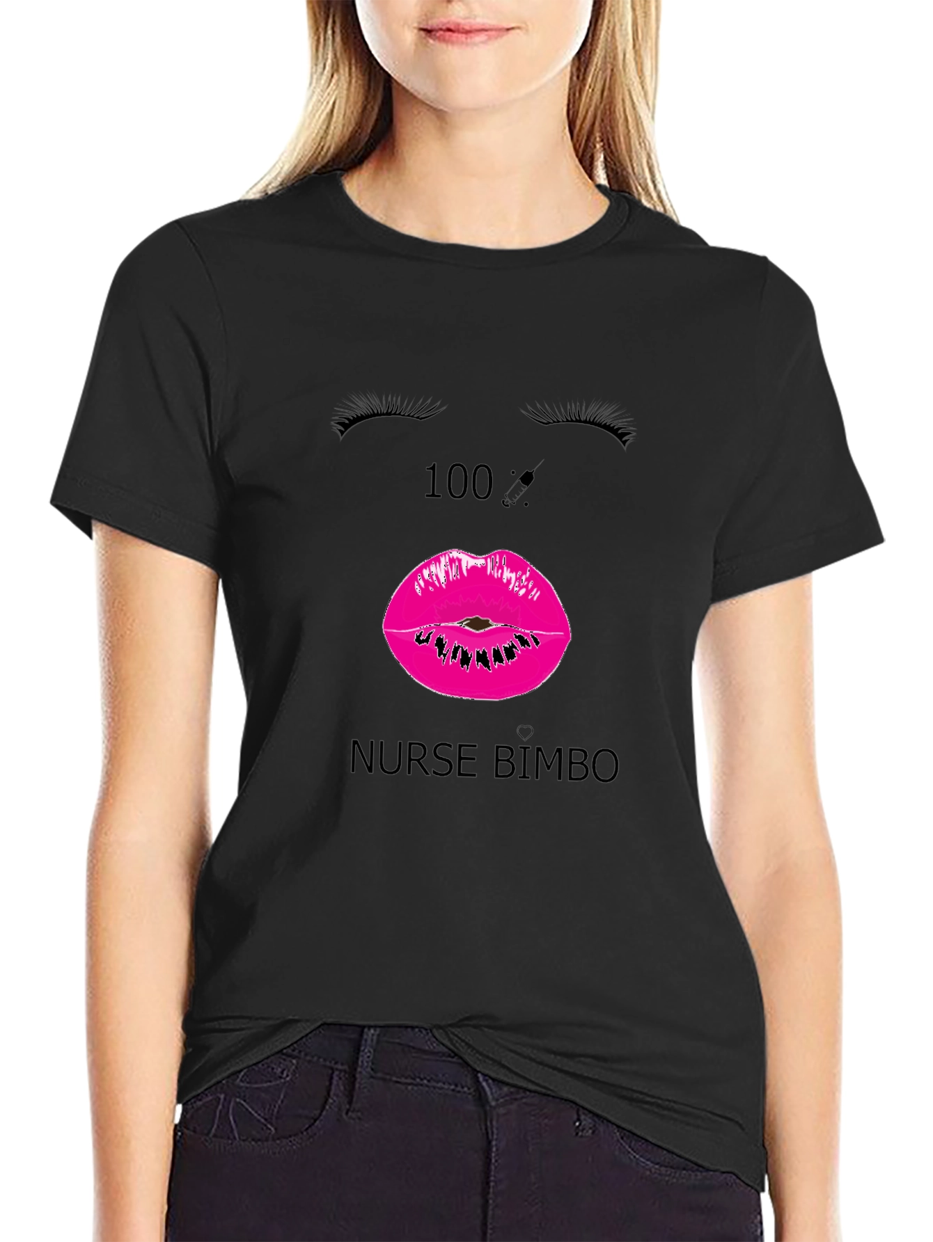 Nurse Bimbo T-Shirt - Novelty Graphic Tee