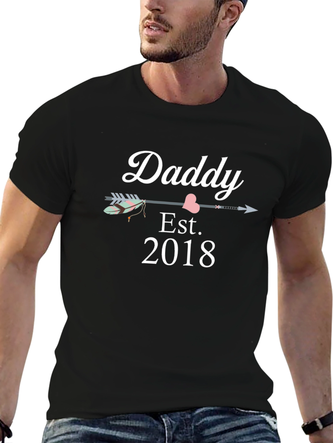 Daddy Est. 2018 T-Shirt - New Dad Gift