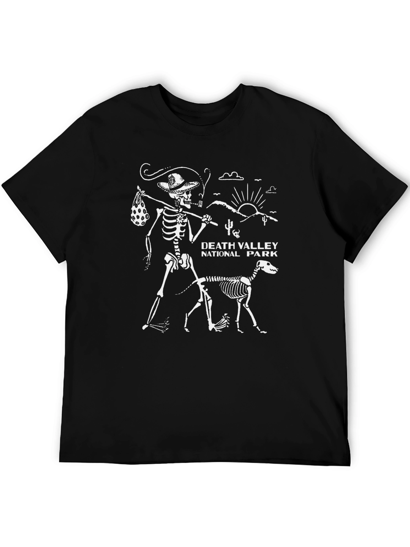 Death Valley Skeleton Graphic T-Shirt