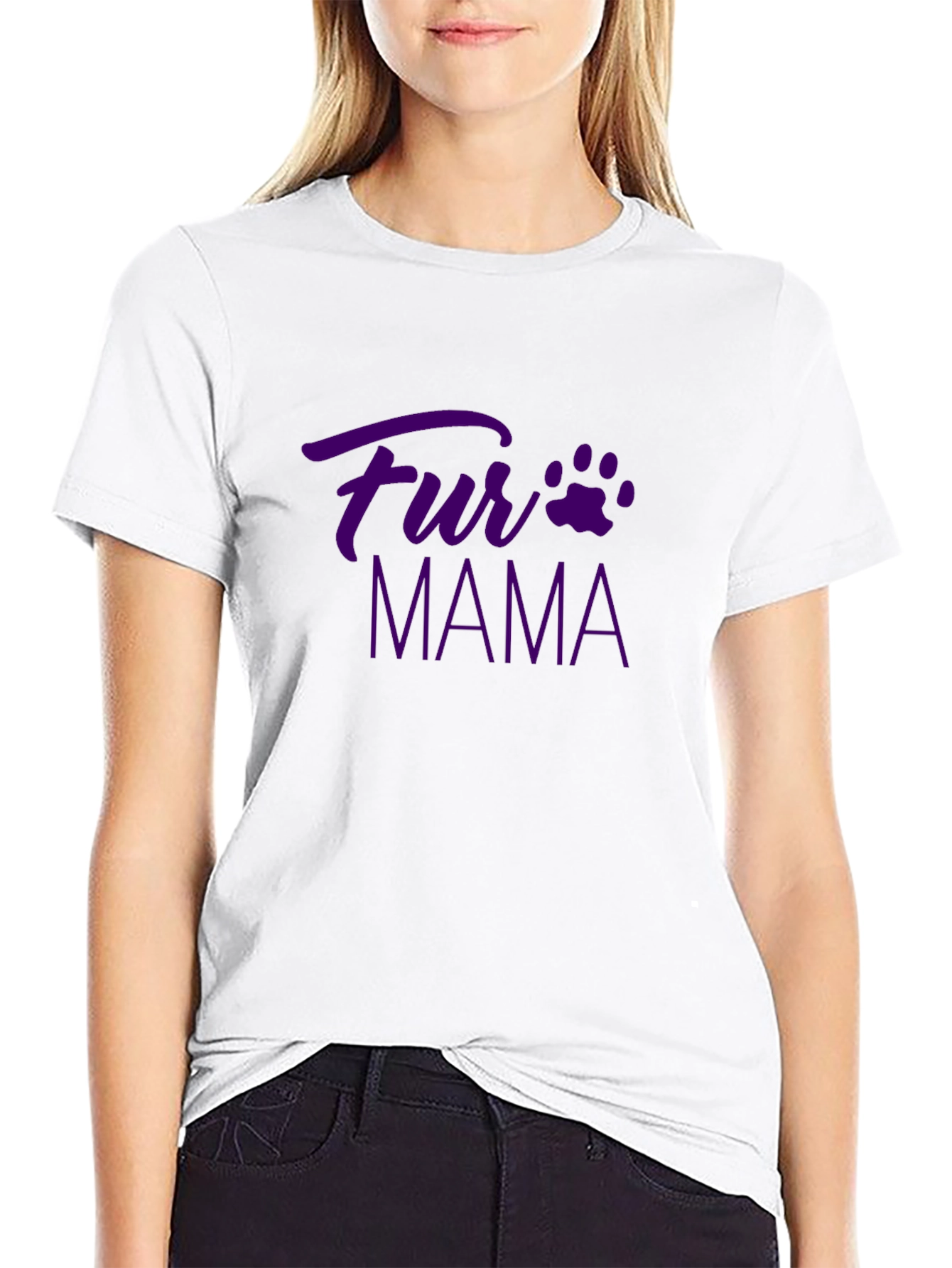 Fur Mama Graphic T-Shirt - Cute Pet Lover Tee