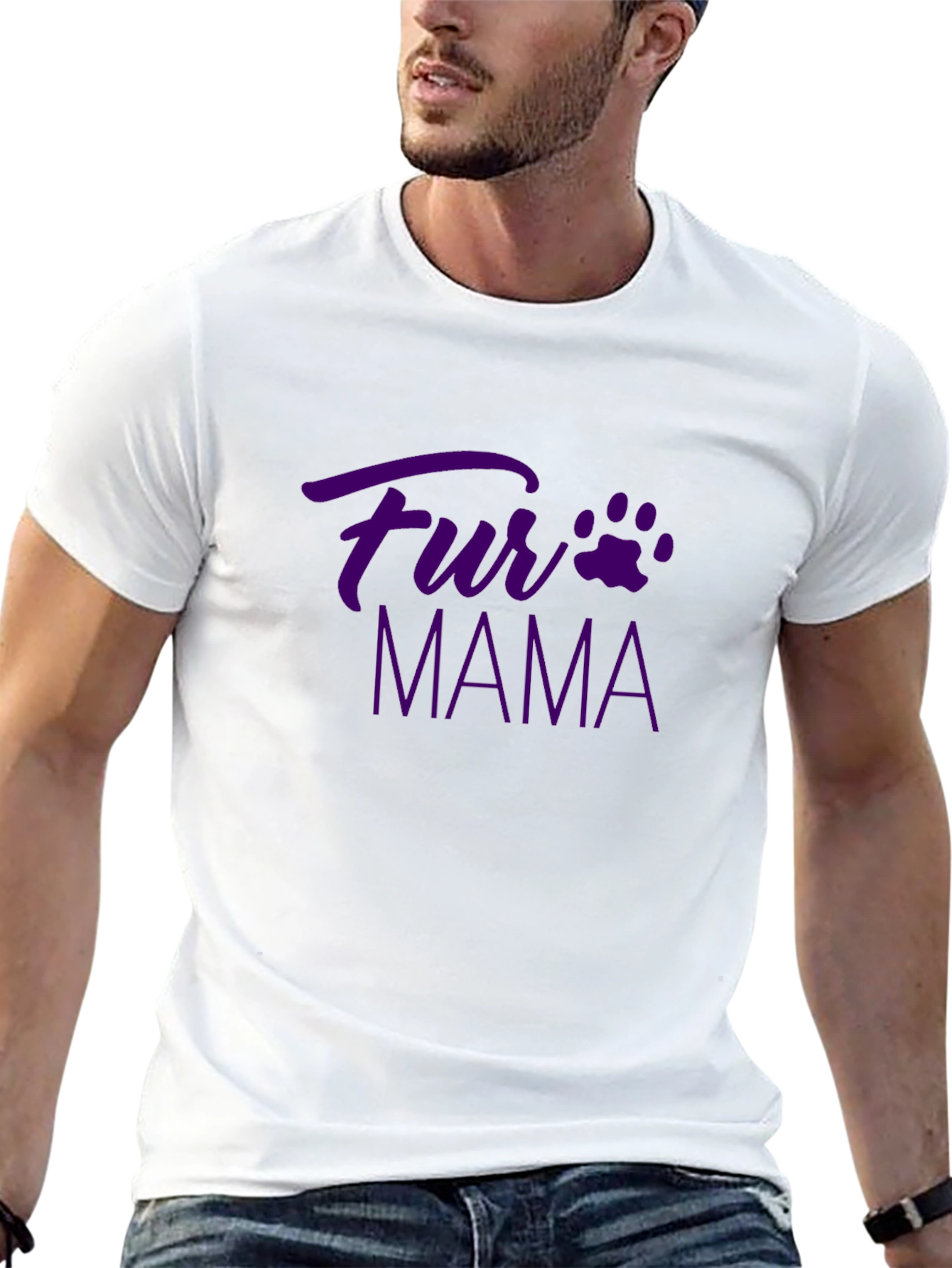 Fur Mama Graphic T-Shirt - Cute Pet Lover Tee