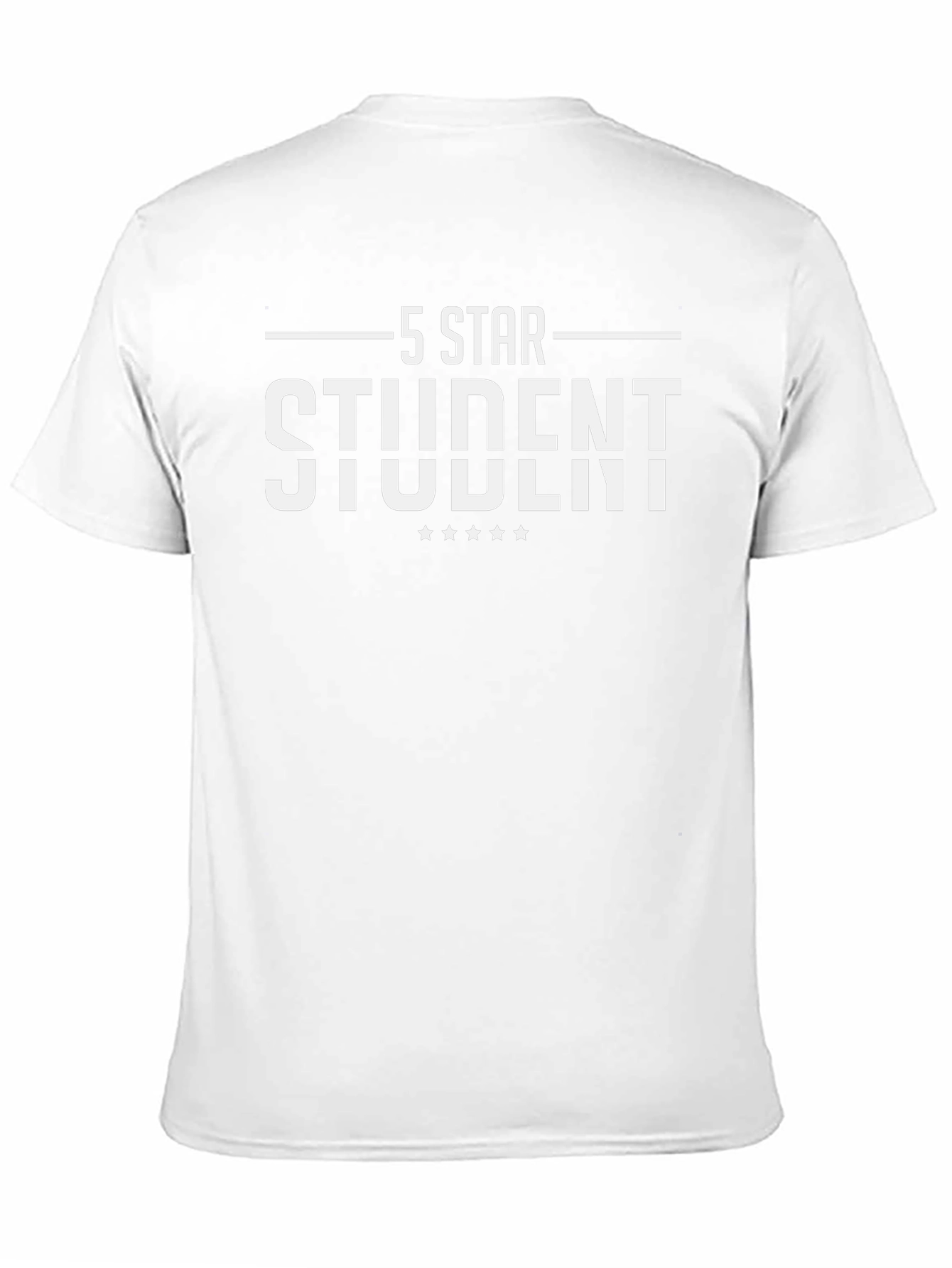 5 Star Student Black T-Shirt