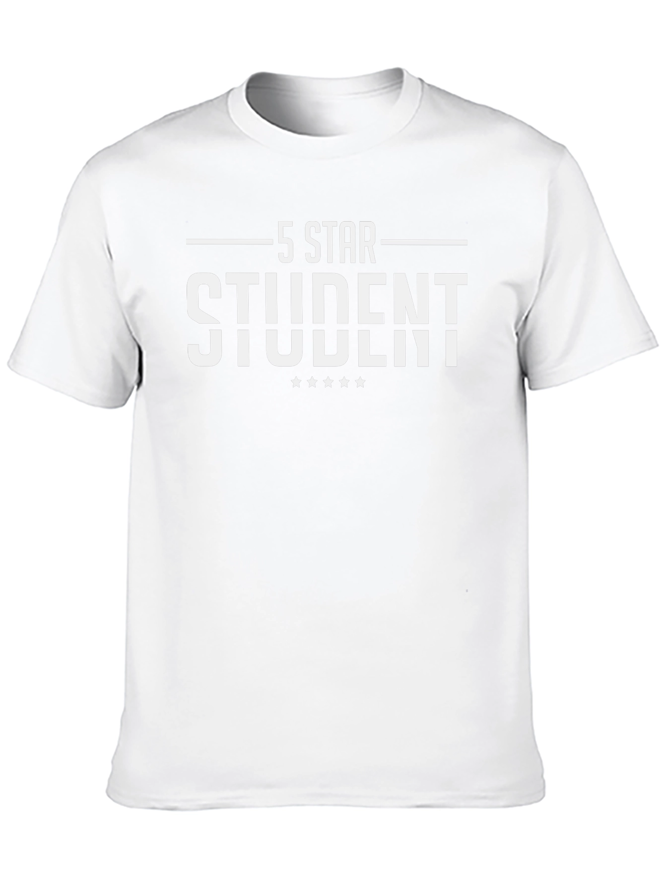 5 Star Student Black T-Shirt
