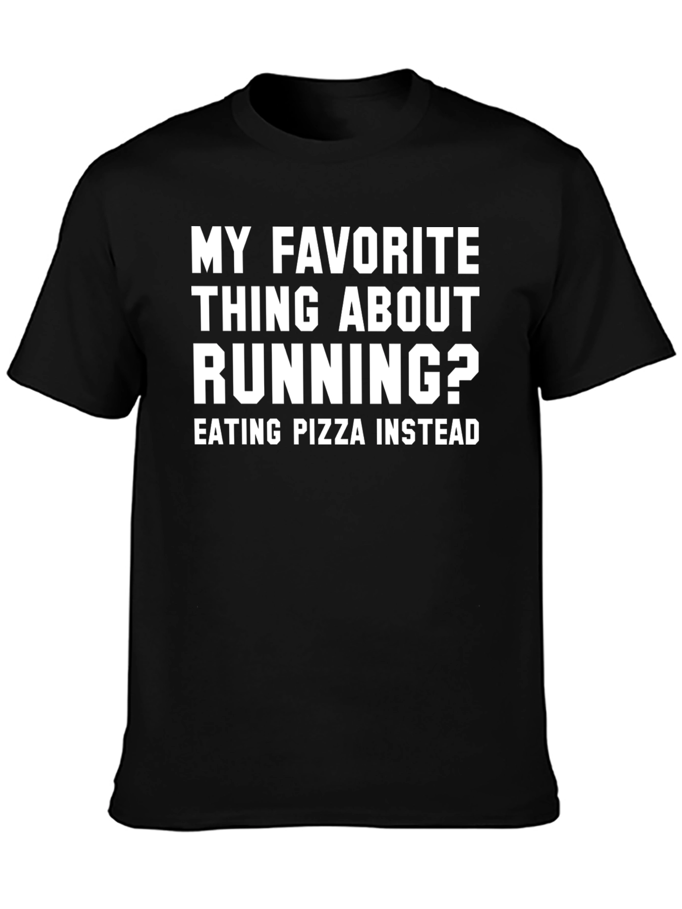 Funny Running Pizza T-Shirt