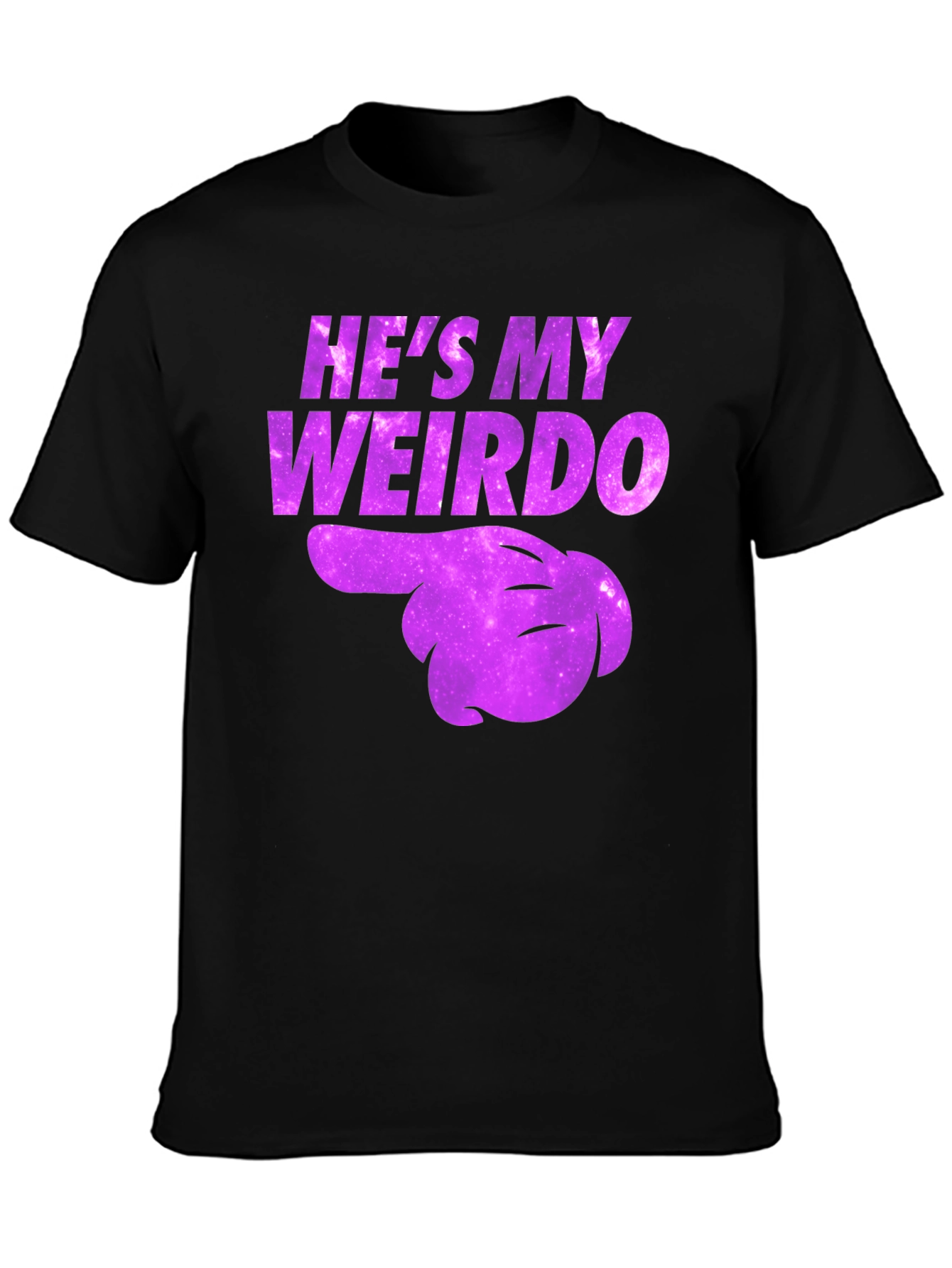 Hes My Weirdo Graphic Tee - Fun Couples T-Shirt