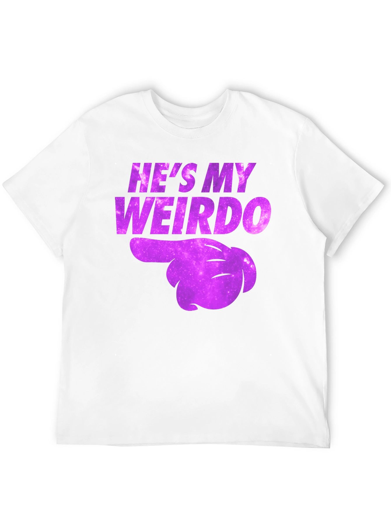 Hes My Weirdo Graphic Tee - Fun Couples T-Shirt