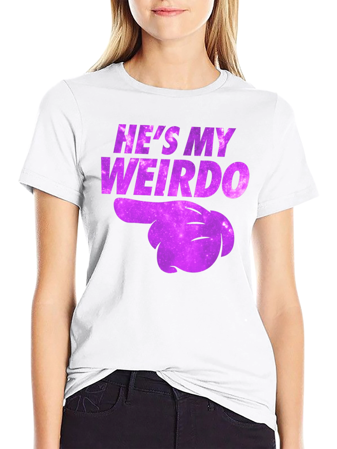 Hes My Weirdo Graphic Tee - Fun Couples T-Shirt