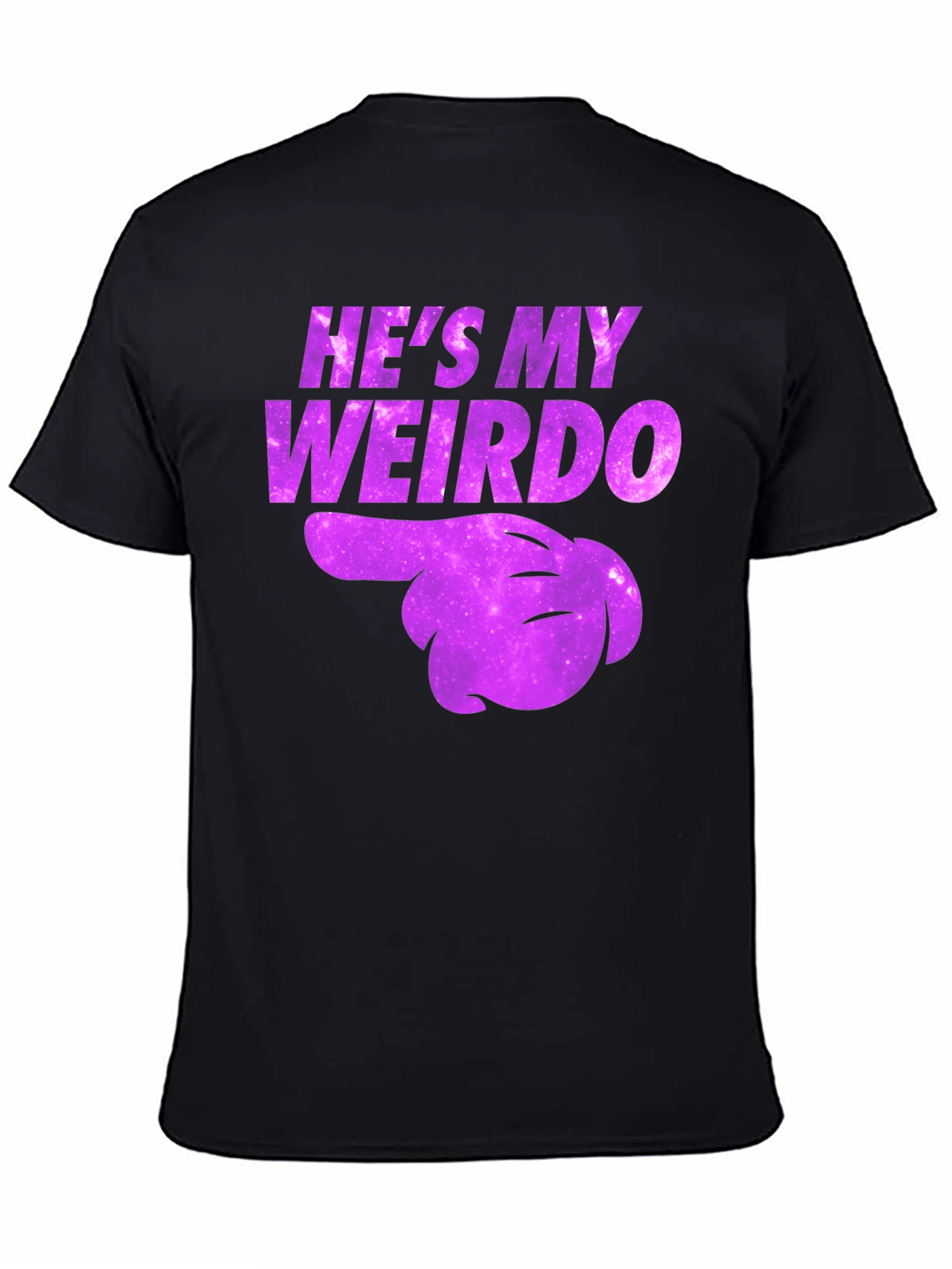Hes My Weirdo Graphic Tee - Fun Couples T-Shirt