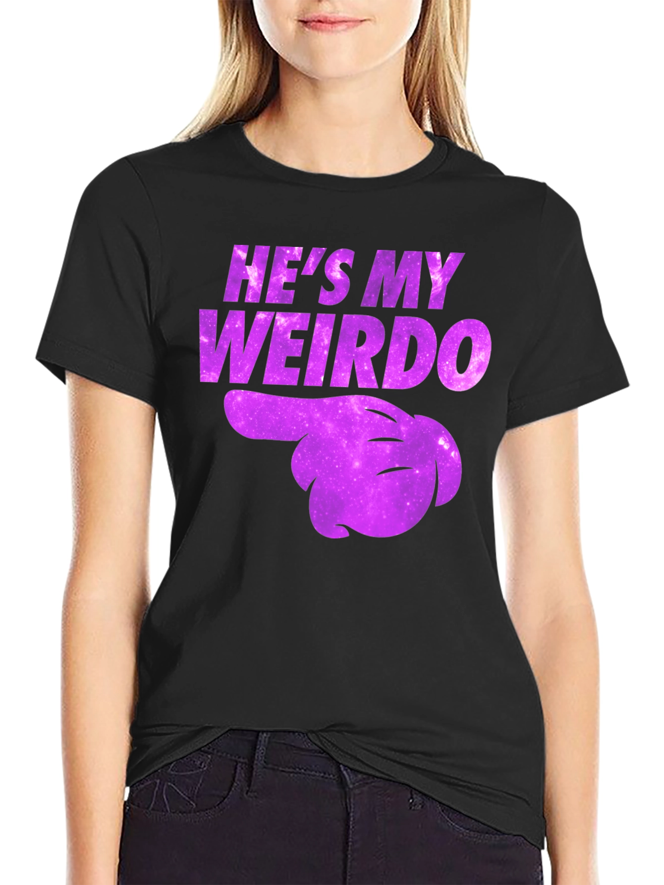 Hes My Weirdo Graphic Tee - Fun Couples T-Shirt