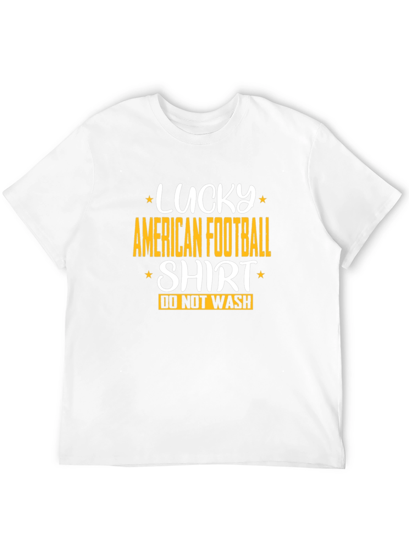 Lucky American Football Shirt - Mens Black Tee